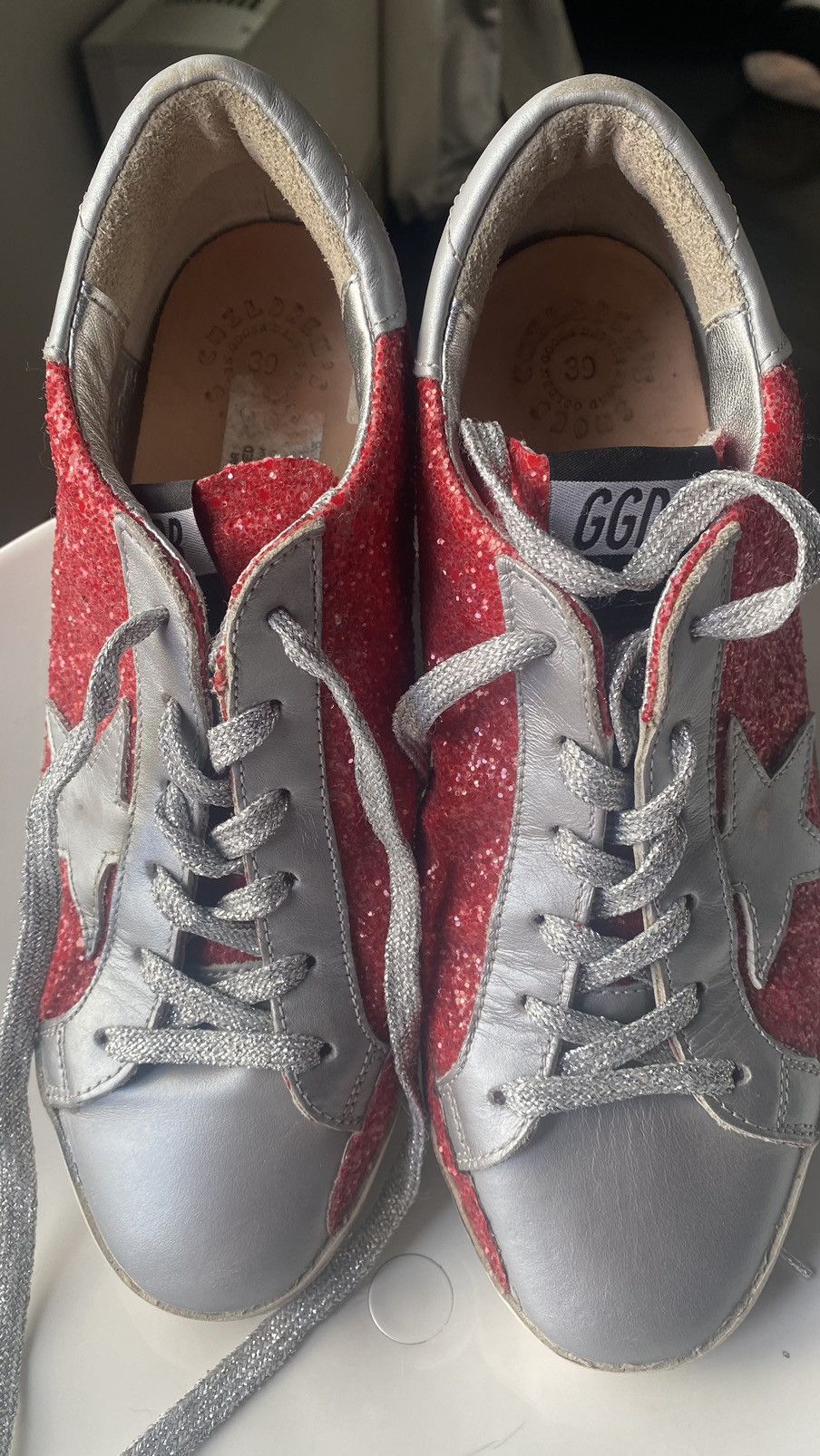 Golden Goose Golden goose super star glitter Size US 9 / IT 39 - 3 Thumbnail