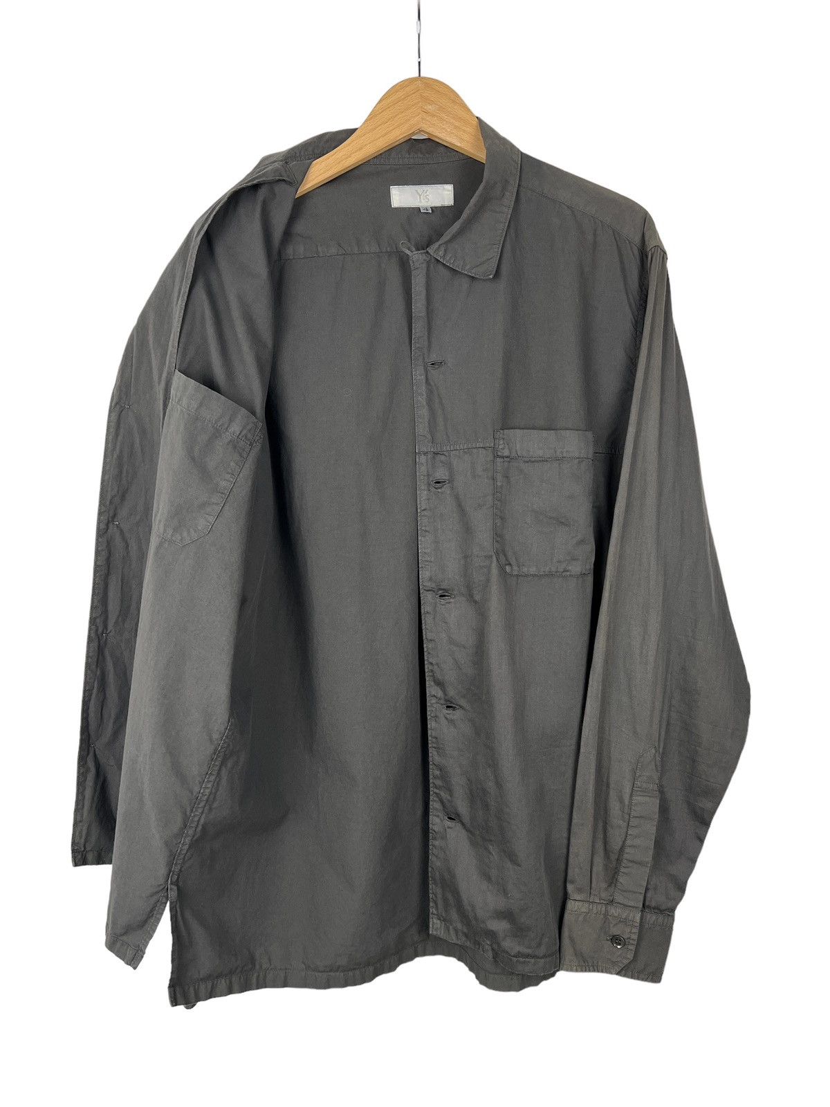 Y's Y’s Double Pocket Black Broad Shirts Size US L / EU 52-54 / 3 - 1 Thumbnail
