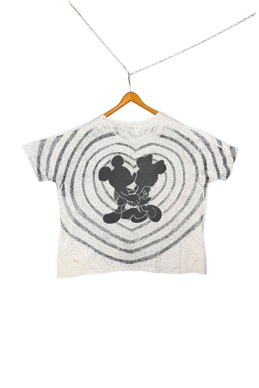 Mickey Unlimited 90s Mickey Unlimited AOP Heart Graphic Tee (Single Stitch) Size US XL / EU 56 / 4 - 2 Thumbnail