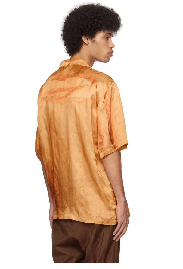 Egon Lab BNWT SS24 EGONLAB VISCOSE BOWLING SHIRT S Size US S / EU 44-46 / 1 - 11 Thumbnail