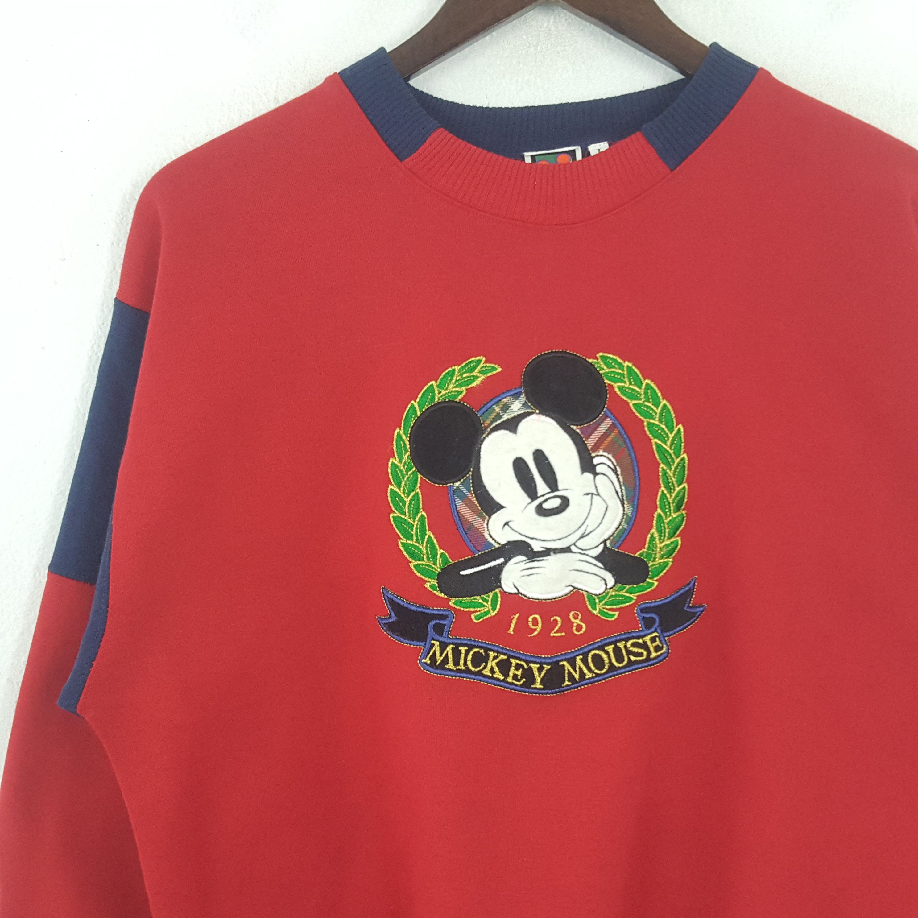 Disney × Mickey Mouse × Vintage Vintage Disney Mickey Mouse Sweatshirt Size US M / EU 48-50 / 2 - 2 Thumbnail