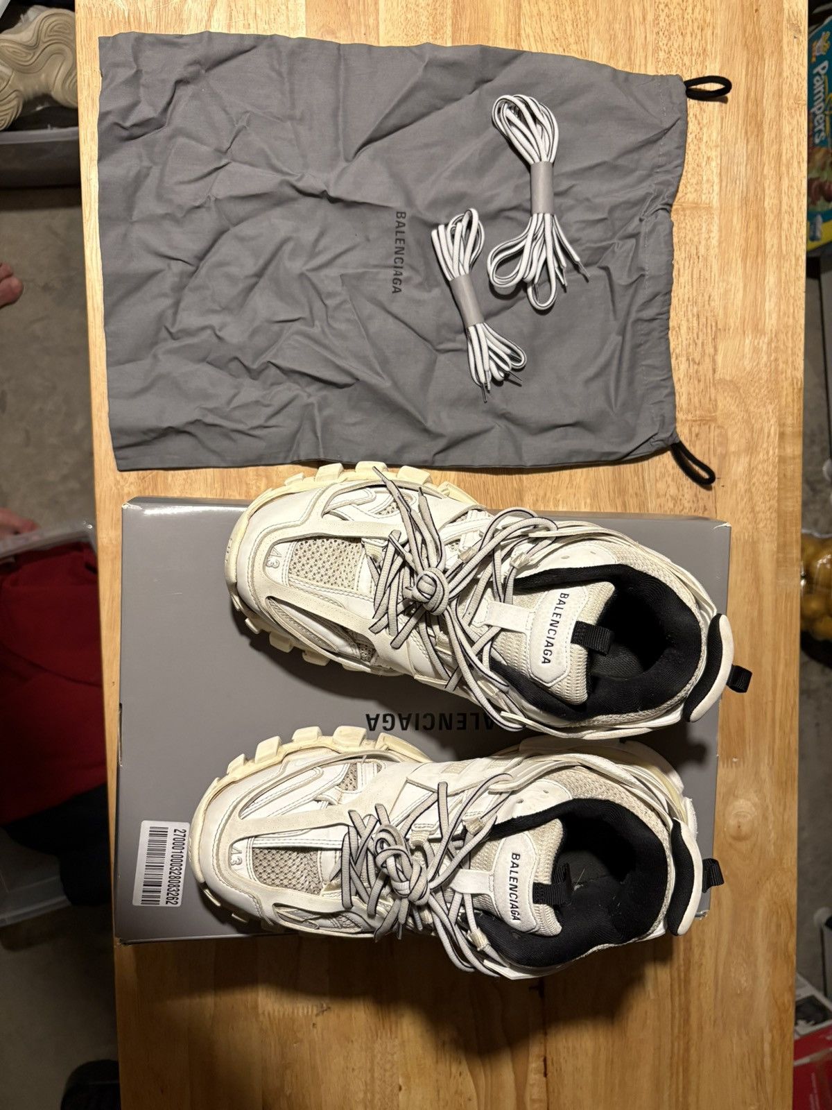 Balenciaga Balenciaga Track White Black Size US 10 / EU 43 - 7 Thumbnail