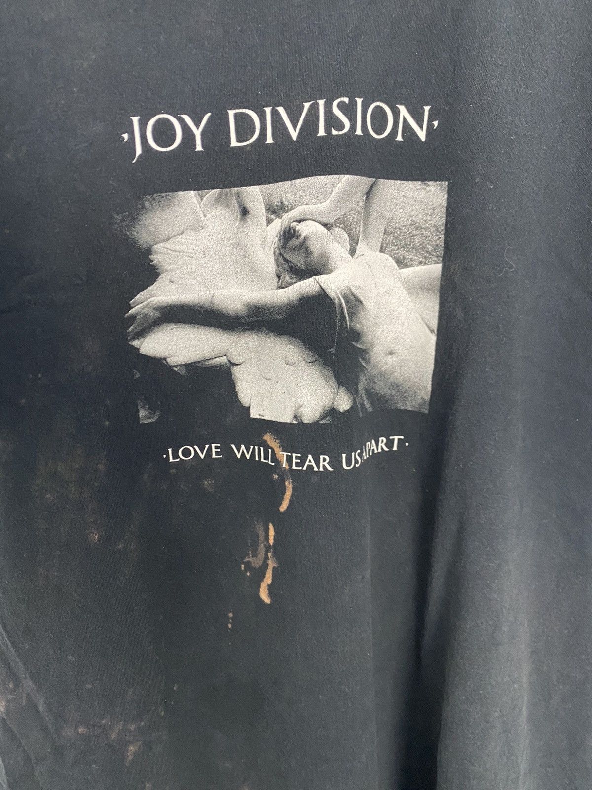 Band Tees × Joy Division × Vintage VINTAGE Y2K JOY DIVISION BLEACH FADED Size US XL / EU 56 / 4 - 4 Thumbnail