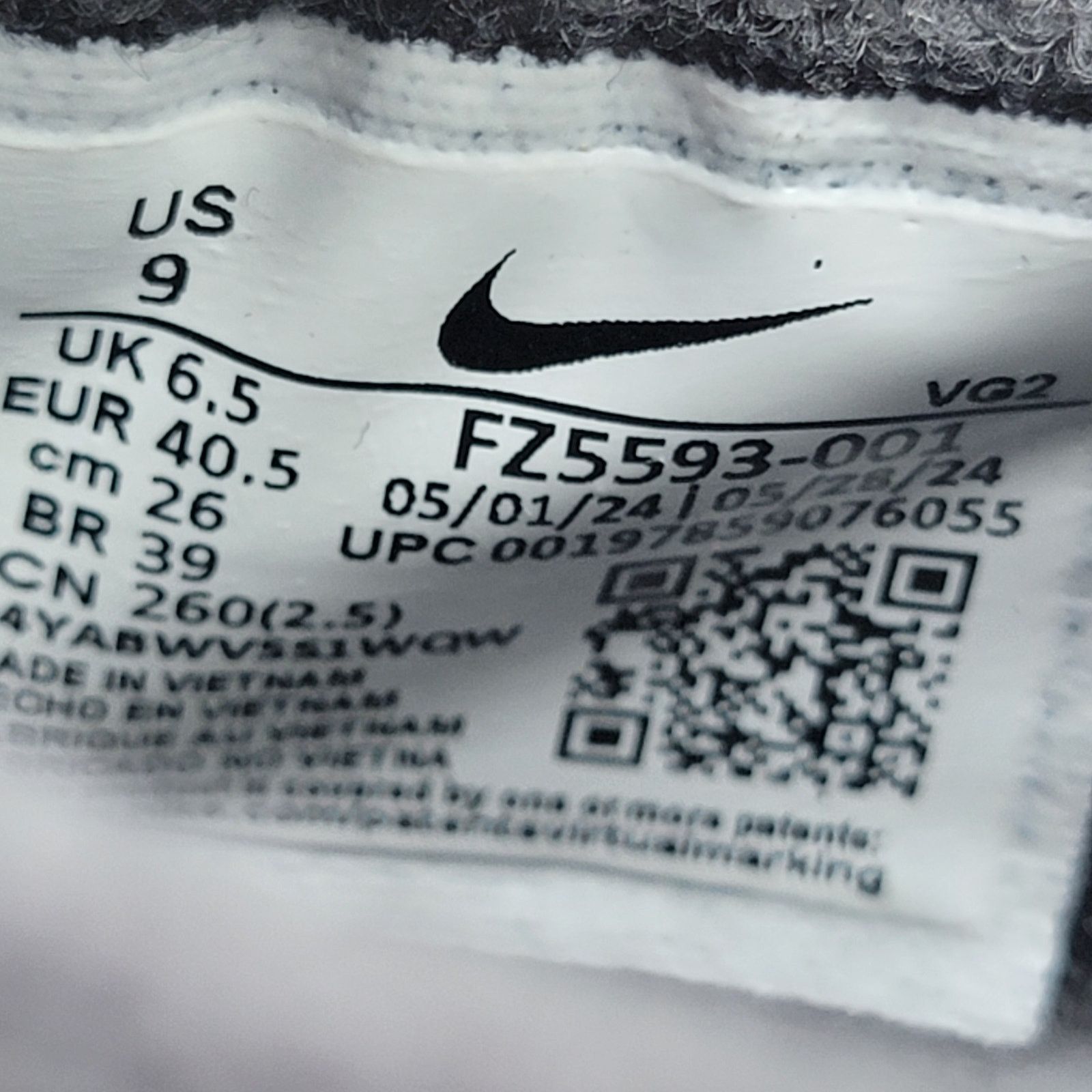 Nike Nike Field General 82 Black Silver - Women's Size 9 - New Size US 9 / IT 39 - 8 Thumbnail