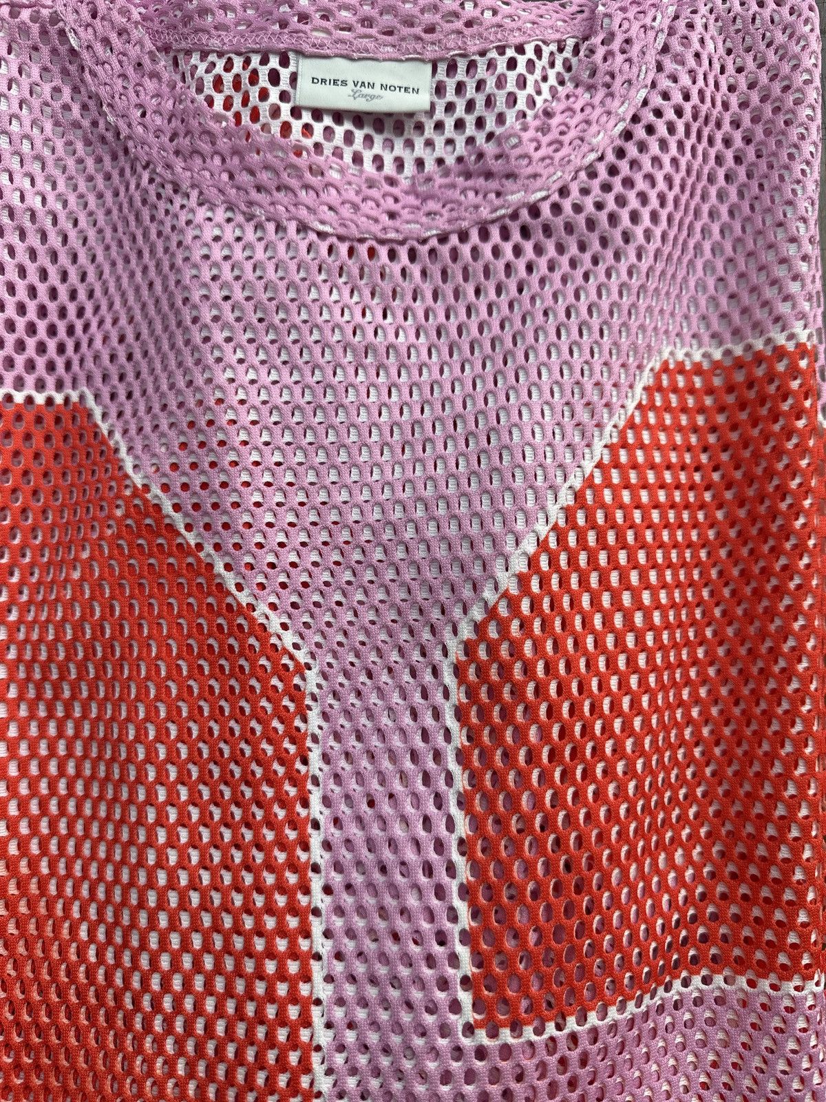 Dries Van Noten Dries Van Noten Oversized Hegland Mesh Jersey Size US L / EU 52-54 / 3 - 10 Thumbnail