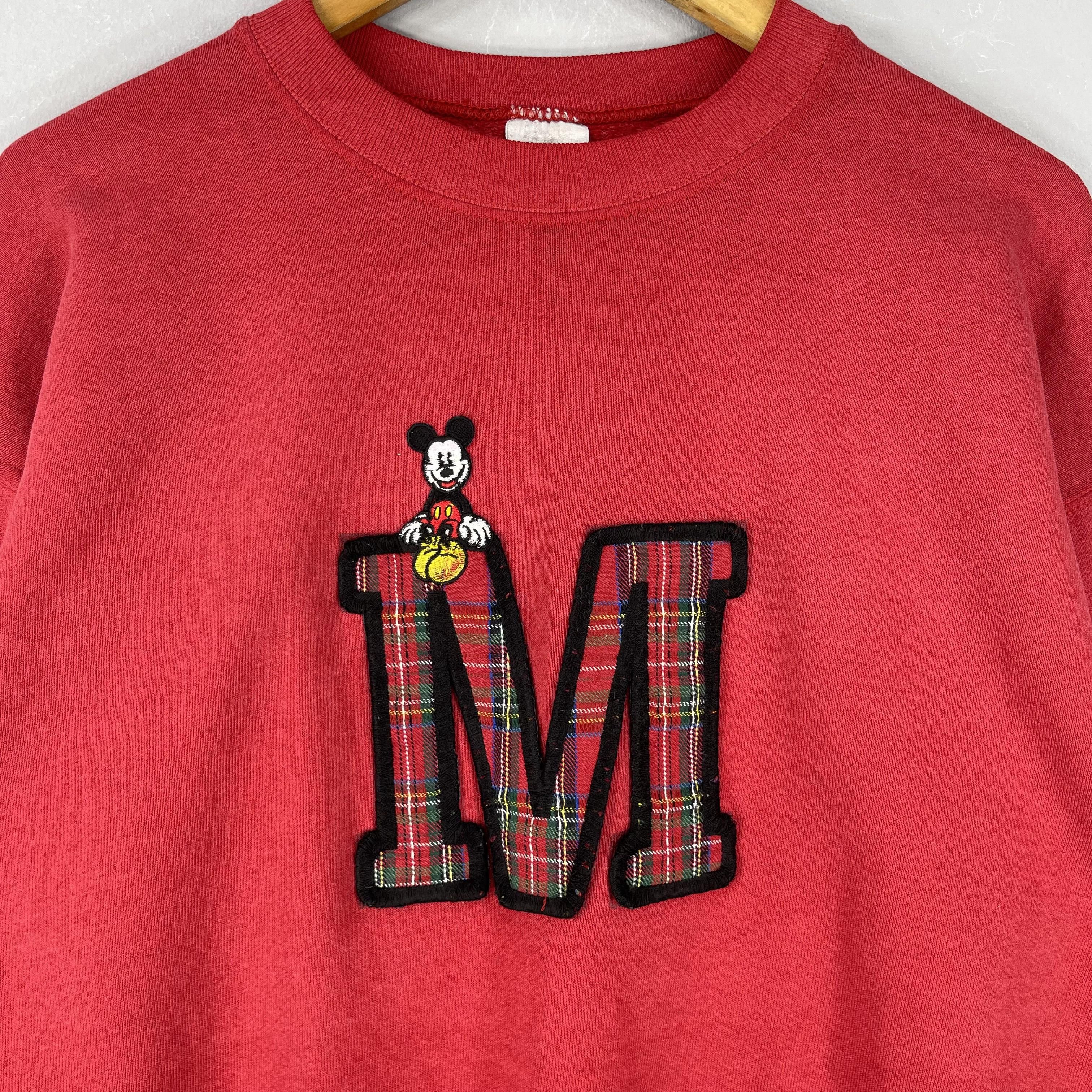 Mickey Mouse Vintage 90s MICKEY MOUSE Cartoon Embroidery Sweatshirt Size US M / EU 48-50 / 2 - 2 Thumbnail