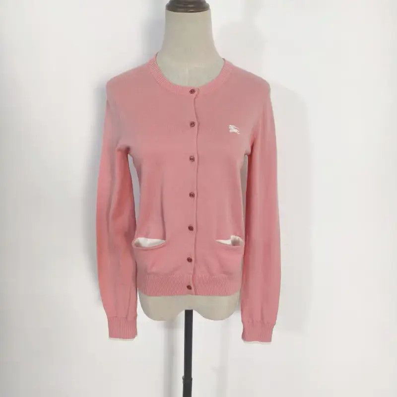 Burberry Burberry Pink Wool Long Sleeve Cardigan Size M / US 6-8 / IT 42-44 - 1 Thumbnail