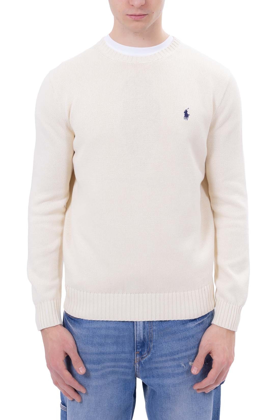 Polo Ralph Lauren o1s22i1n0125 Cotton Sweater in Cream Size US S / EU 44-46 / 1 - 1 Thumbnail
