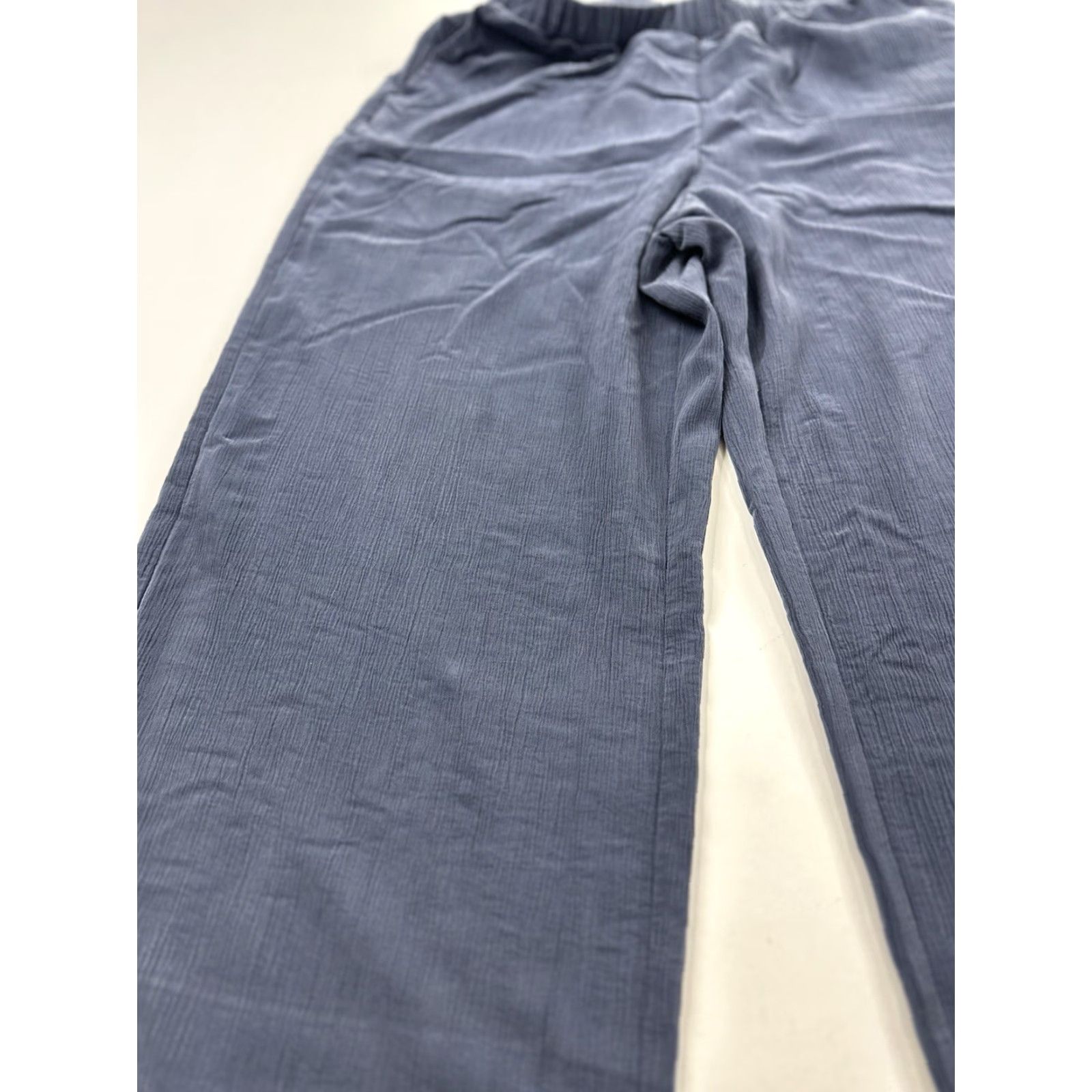 J. Jill J.Jill Pants Women’s Small Blue Cropped Wide-Leg Trousers Size 28" / US 6 / IT 42 - 3 Thumbnail