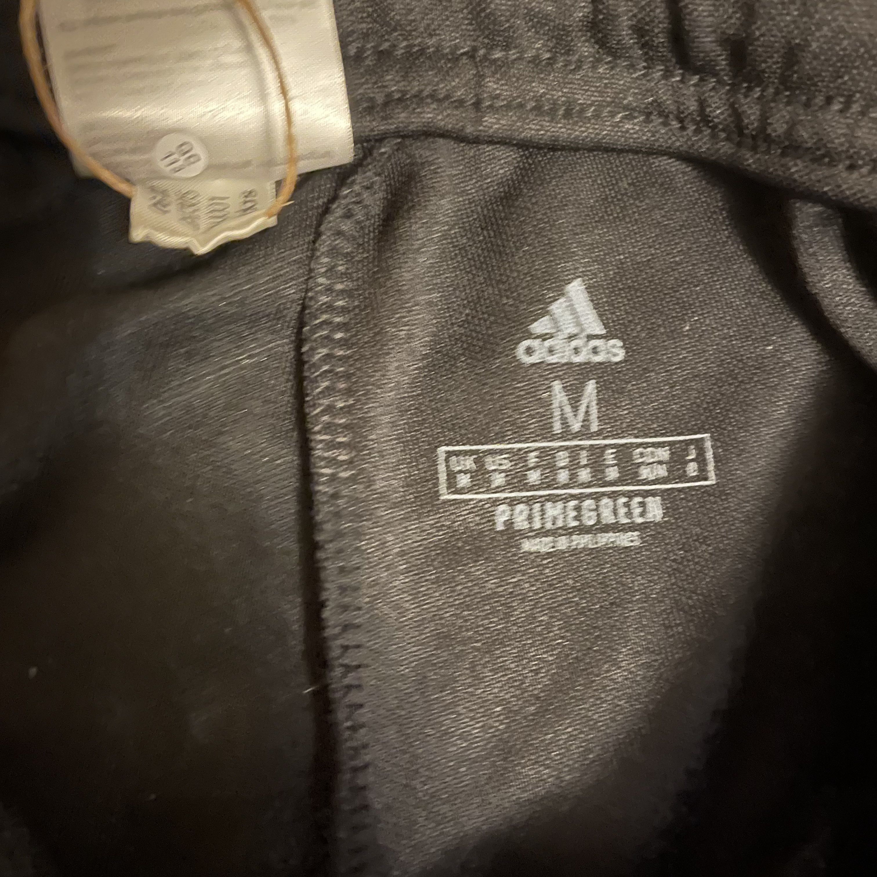 Adidas NWT Adidas Track Pants Black Medium Y2K Streetwear Joggers Size US 31 - 6 Thumbnail