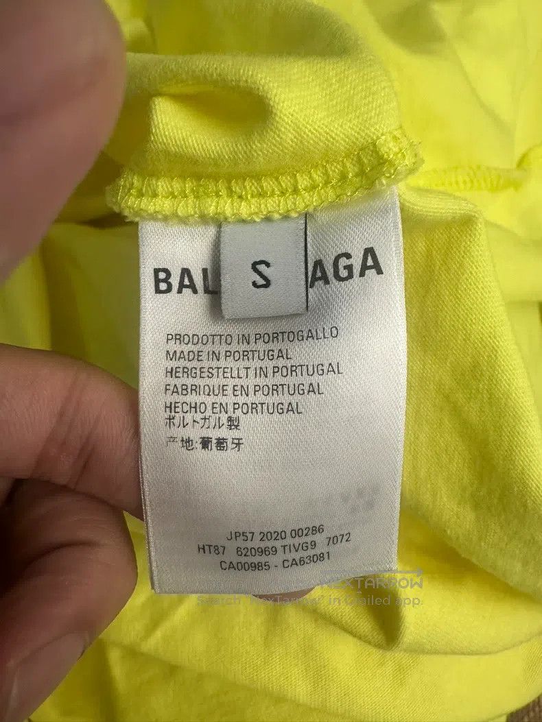 Balenciaga Balenciaga Logo Letter Print Short Sleeve T-Shirt Size US S / EU 44-46 / 1 - 4 Thumbnail
