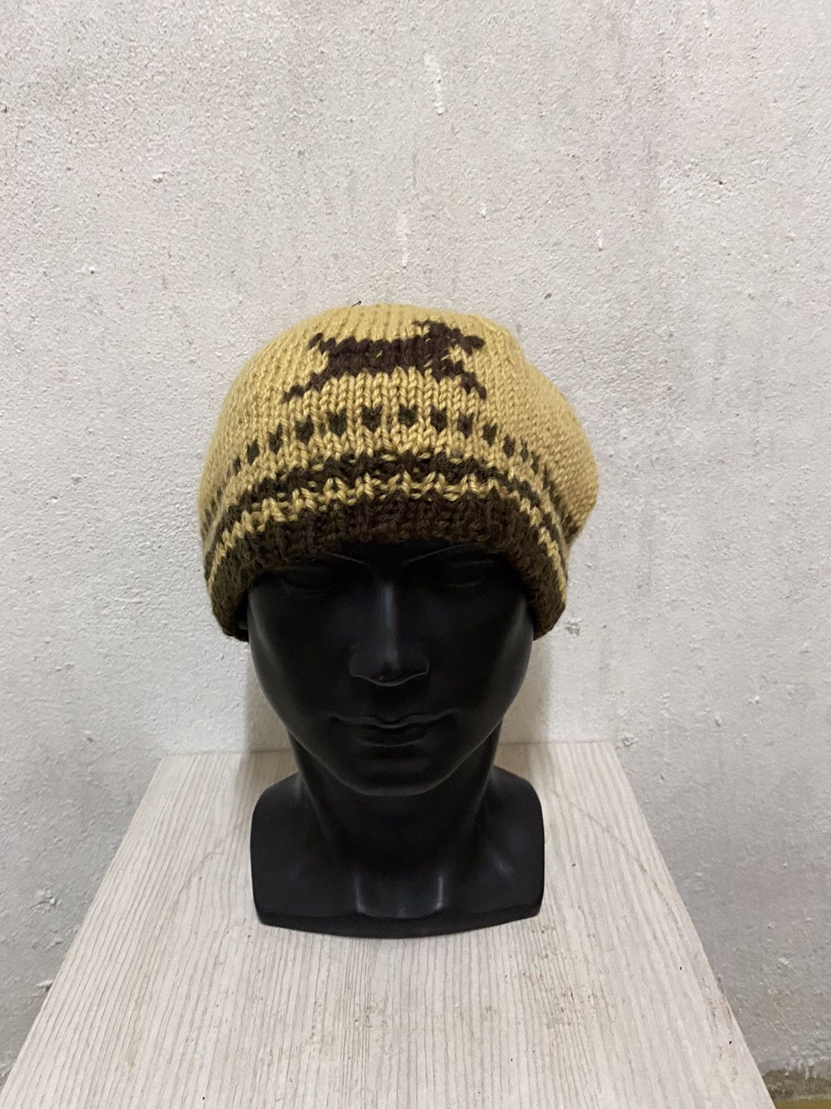 Japanese Brand Japanese Brand Navajo Design Beanie Hat Size ONE SIZE - 2 Thumbnail
