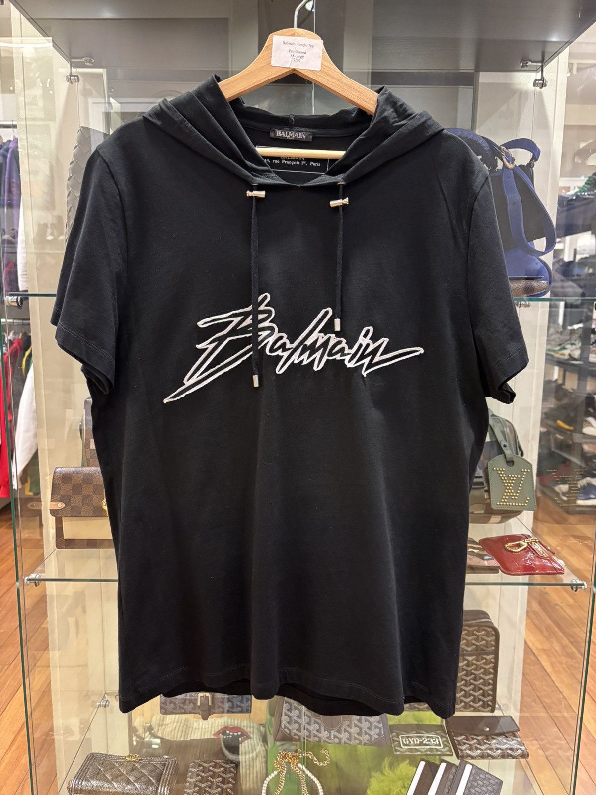 Balmain Balmain Hoodie Tee Size US XXL / EU 58 / 5 - 1 Thumbnail