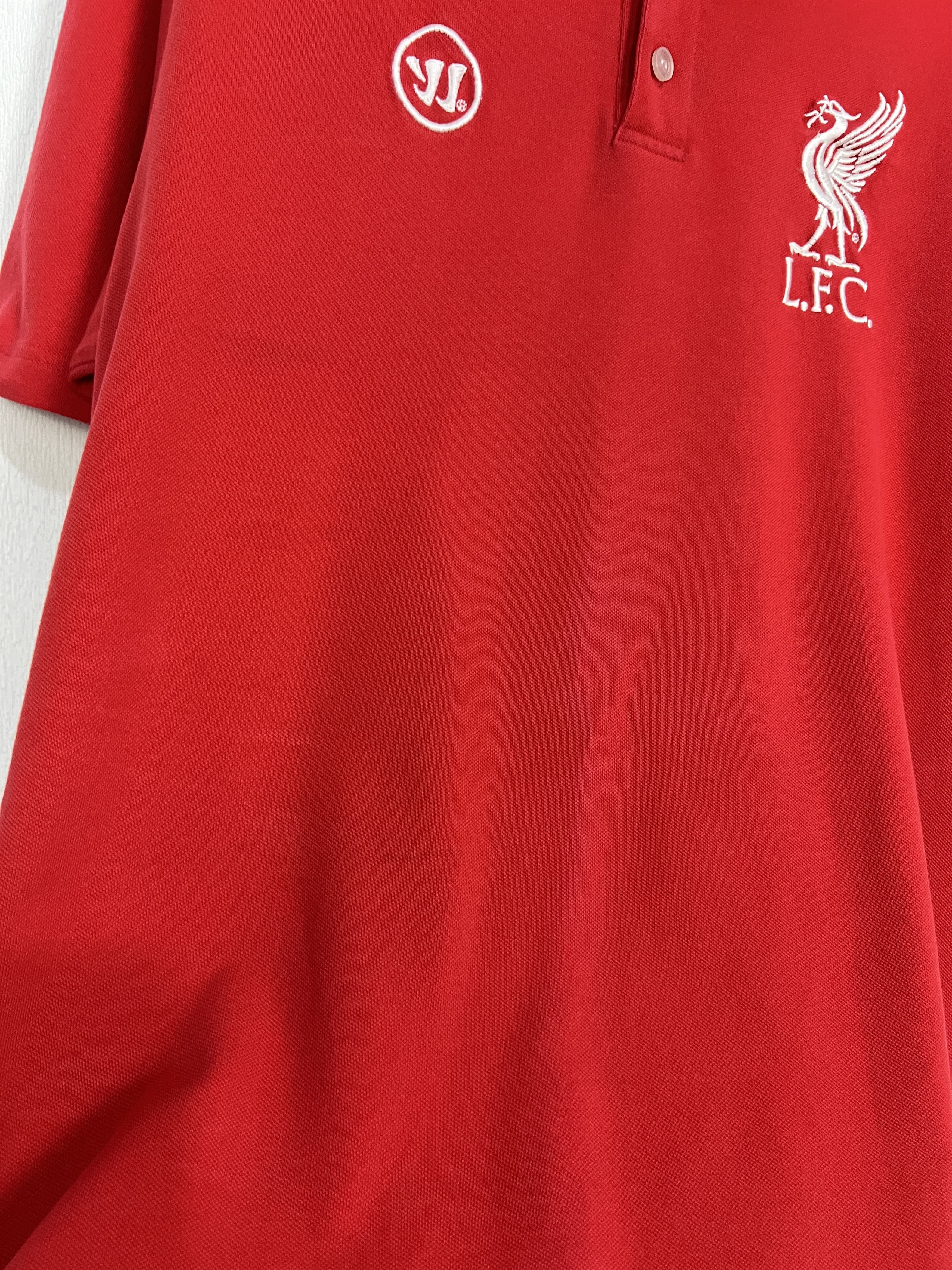 Warrior Vintage Liverpool Football Polo Shirt Soccer Jersey Trikot Size US XL / EU 56 / 4 - 5 Thumbnail