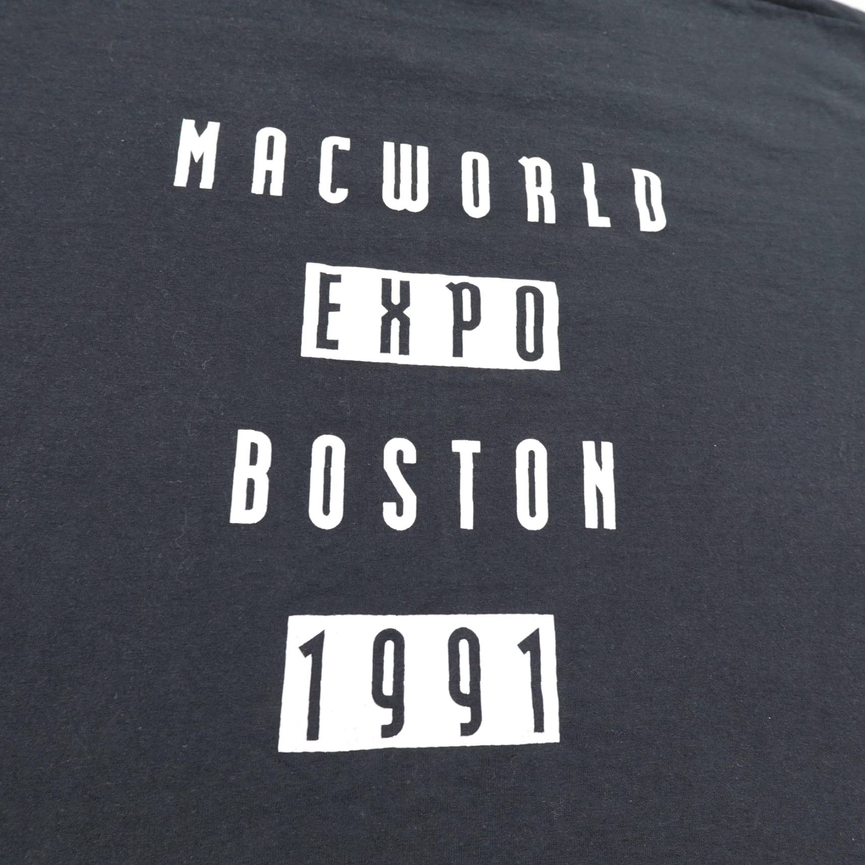 Vintage Vintage Macworld Expo Boston Shirt Mens 2XL Black Lapis Display Company 90s USA Size US XXL / EU 58 / 5 - 7 Thumbnail