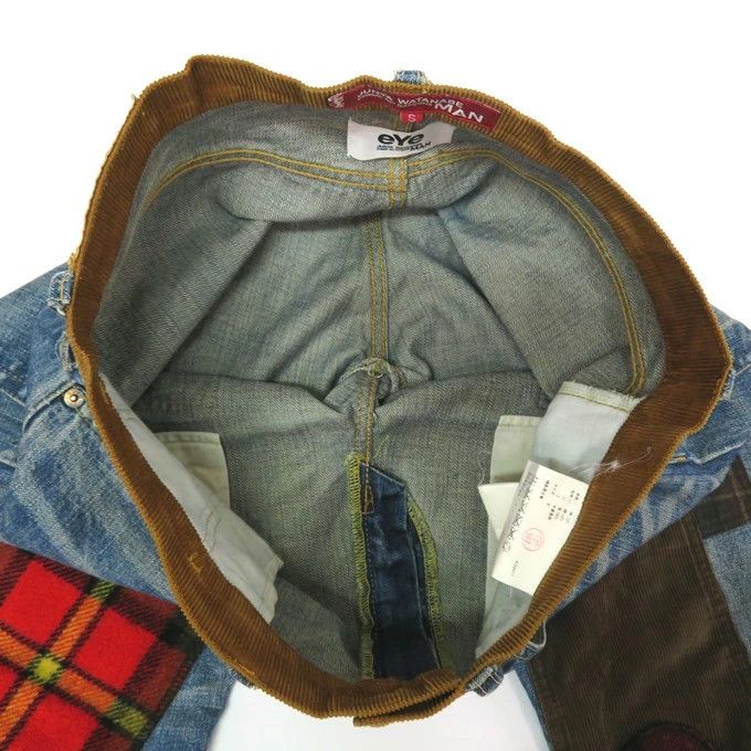 Junya Watanabe Denim Zipper Wide Pattern Patch Work Pants Cotton Indigo Size US 32 / EU 48 - 9 Thumbnail