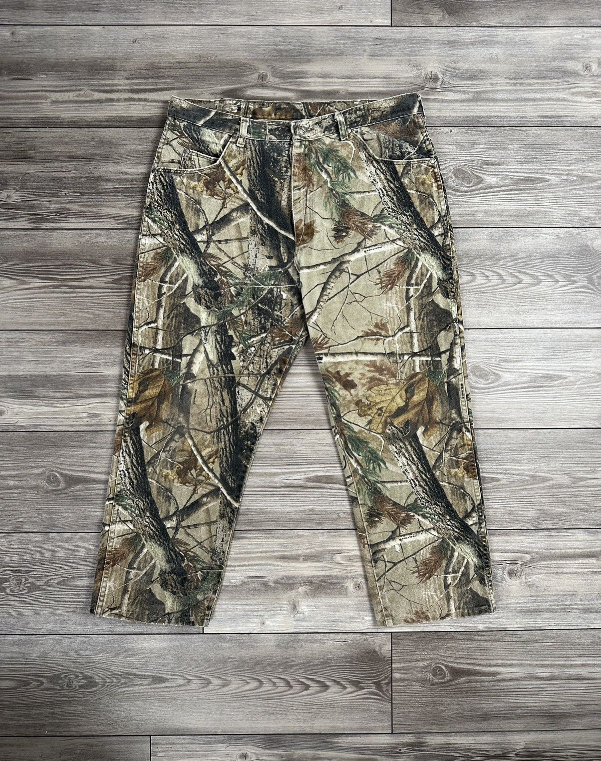 Streetwear × Vintage × Wrangler Wrangler Real Tree Camo Pants | Grailed