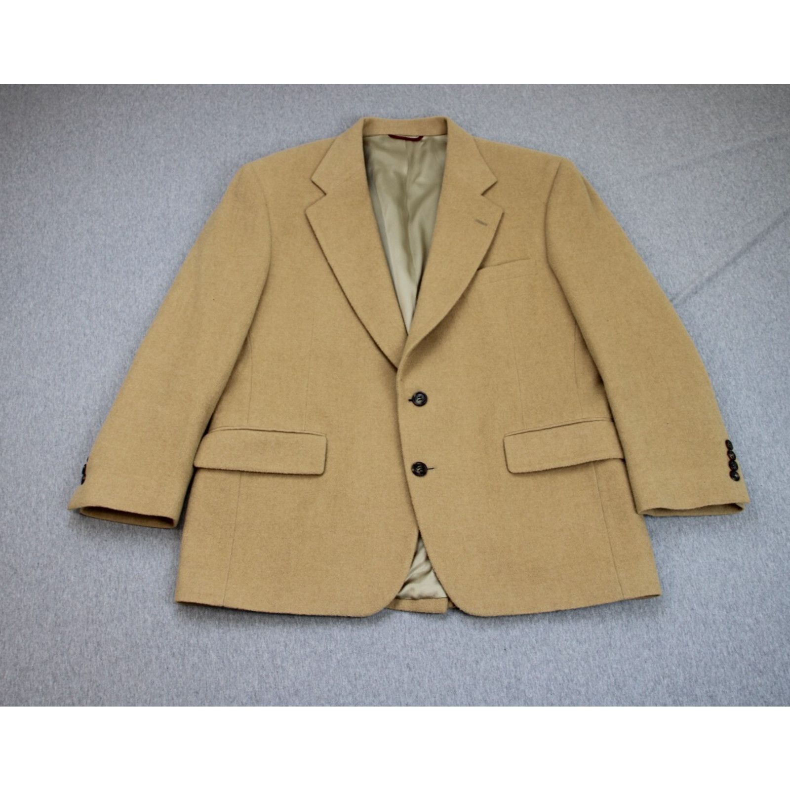 Jos. A. Bank Jos A Bank Blazer Mens 42S Beige Camel Hair Long Sleeve Size 42S - 1 Thumbnail
