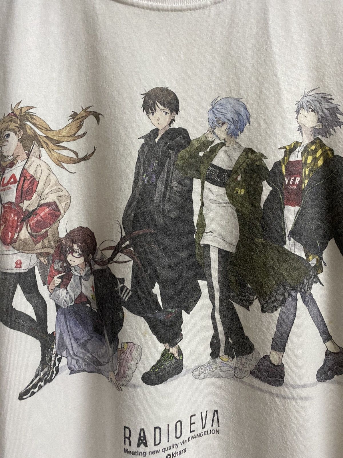 Anime Neon Genesis Evangelion Radio EVA Rare Size US XL / EU 56 / 4 - 2 Thumbnail