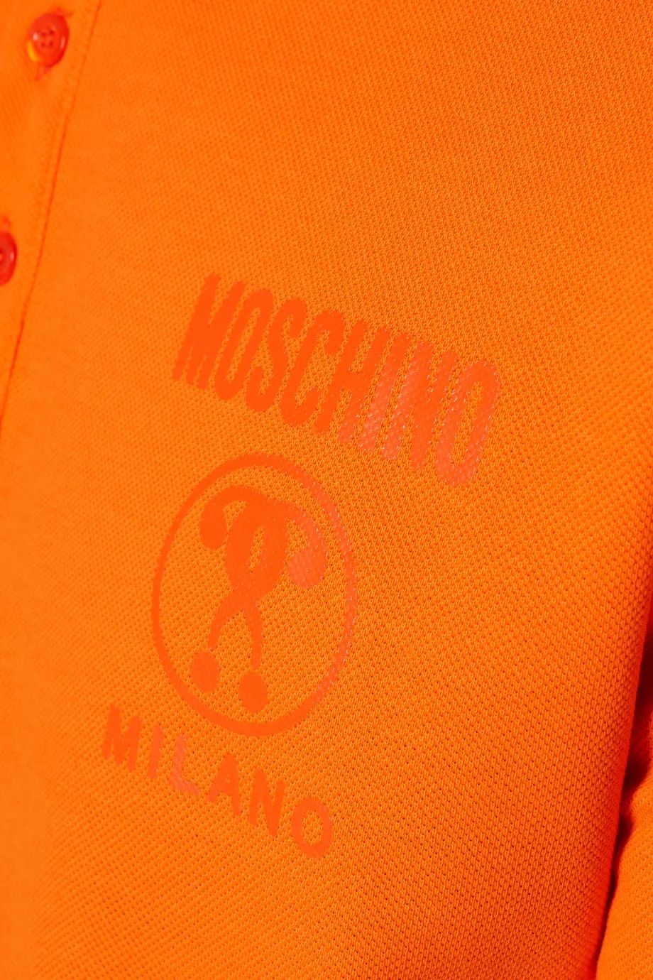 Moschino o1y0225 Logo Polo Shirt in Orange Size US S / EU 44-46 / 1 - 2 Thumbnail