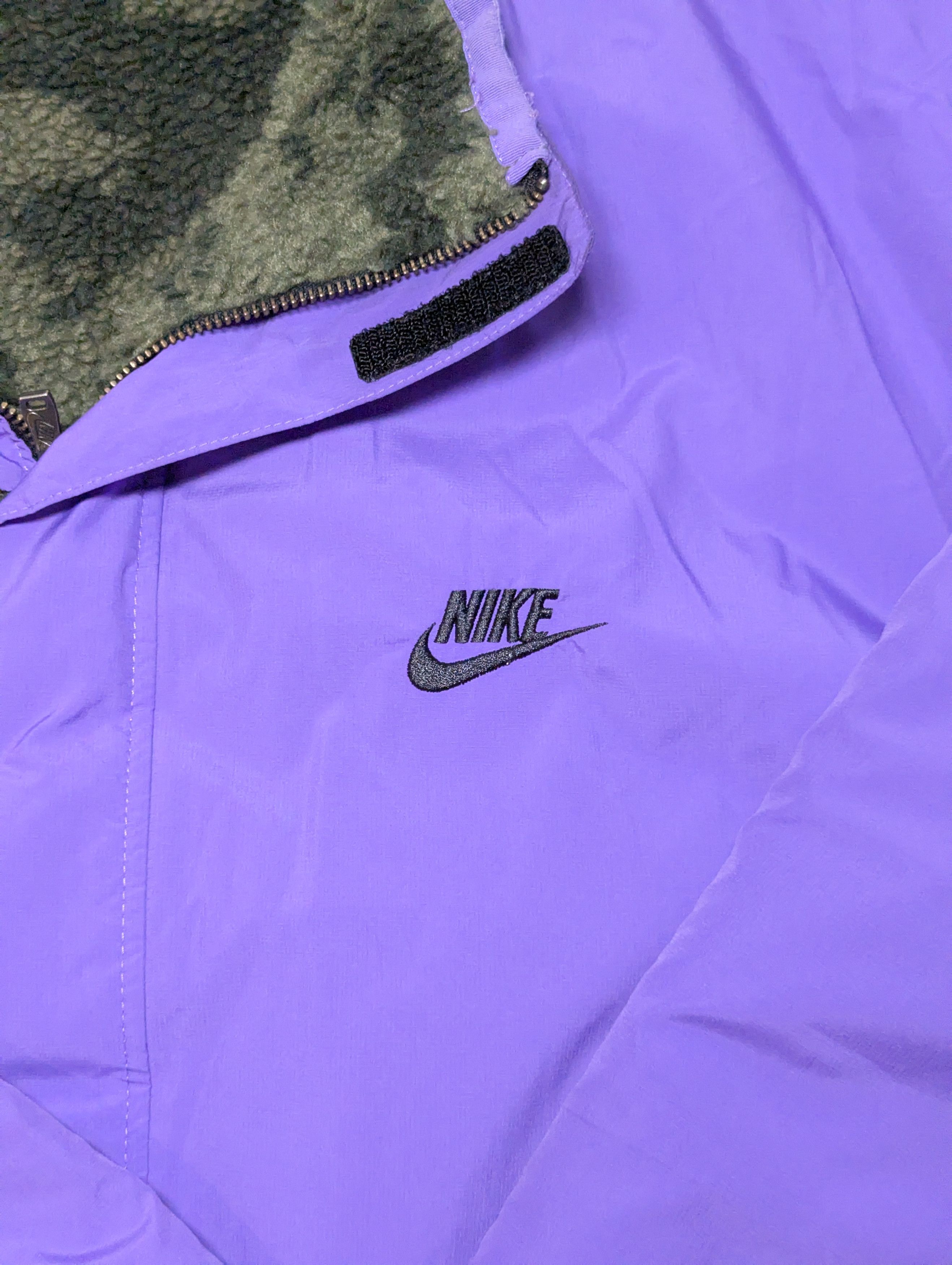 Nike Pre Owned Men Nike Club Fleece+ Winter Top Reversible Sherpa Size US L / EU 52-54 / 3 - 2 Thumbnail