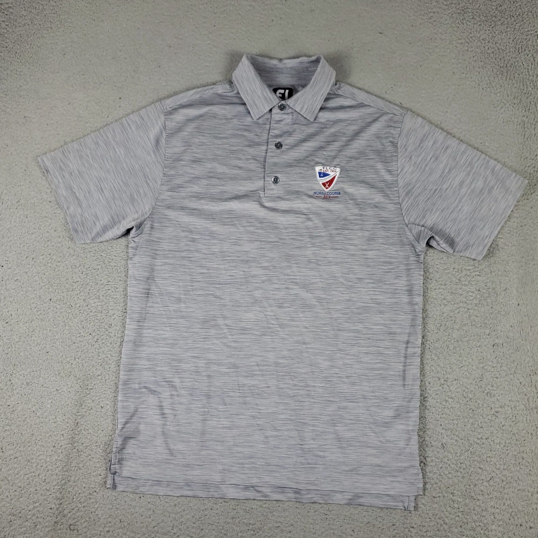 Footjoy FootJoy Polo Shirt Mens S Gray Fort Lauderdale Golf Casual Short Sleeve Shirt Size US S / EU 44-46 / 1 - 3 Thumbnail