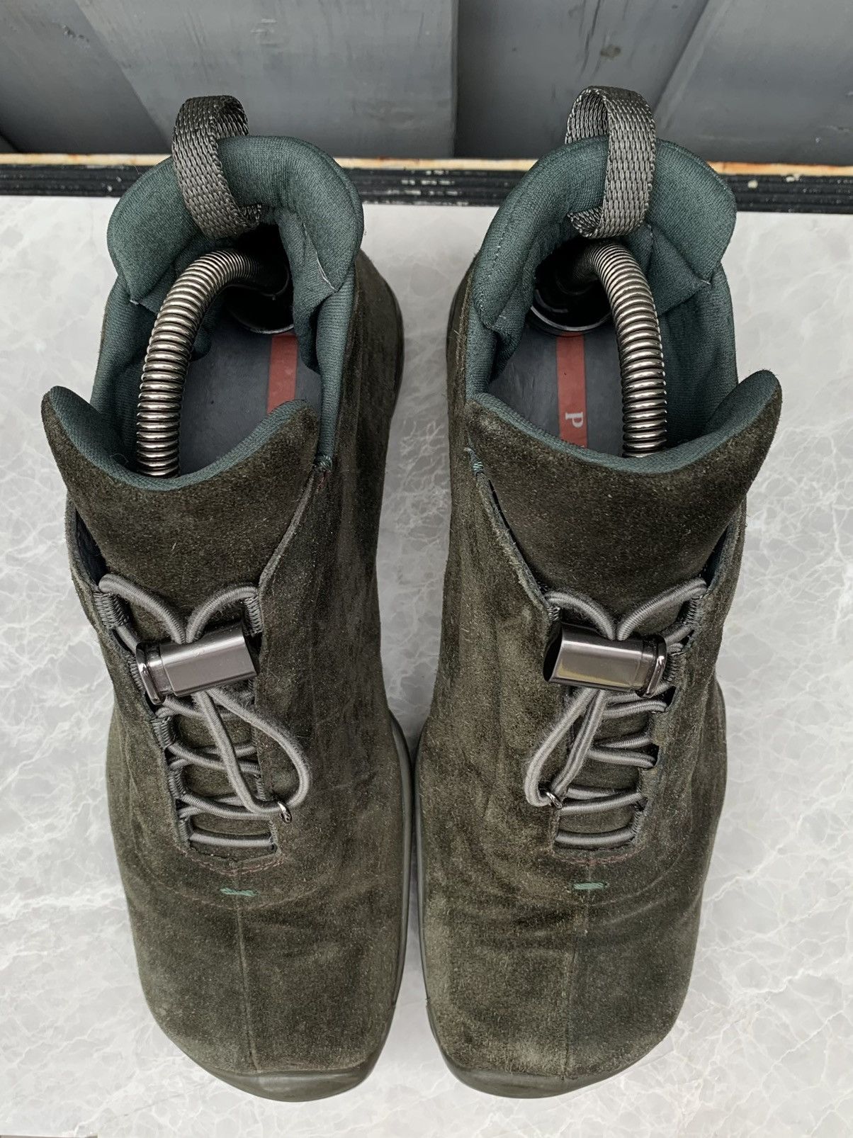 Prada × Vintage Vintage Prada Sport Boots F/W 1999 0773 Suede Hiking 2000s Size US 7.5 / IT 37.5 - 5 Thumbnail