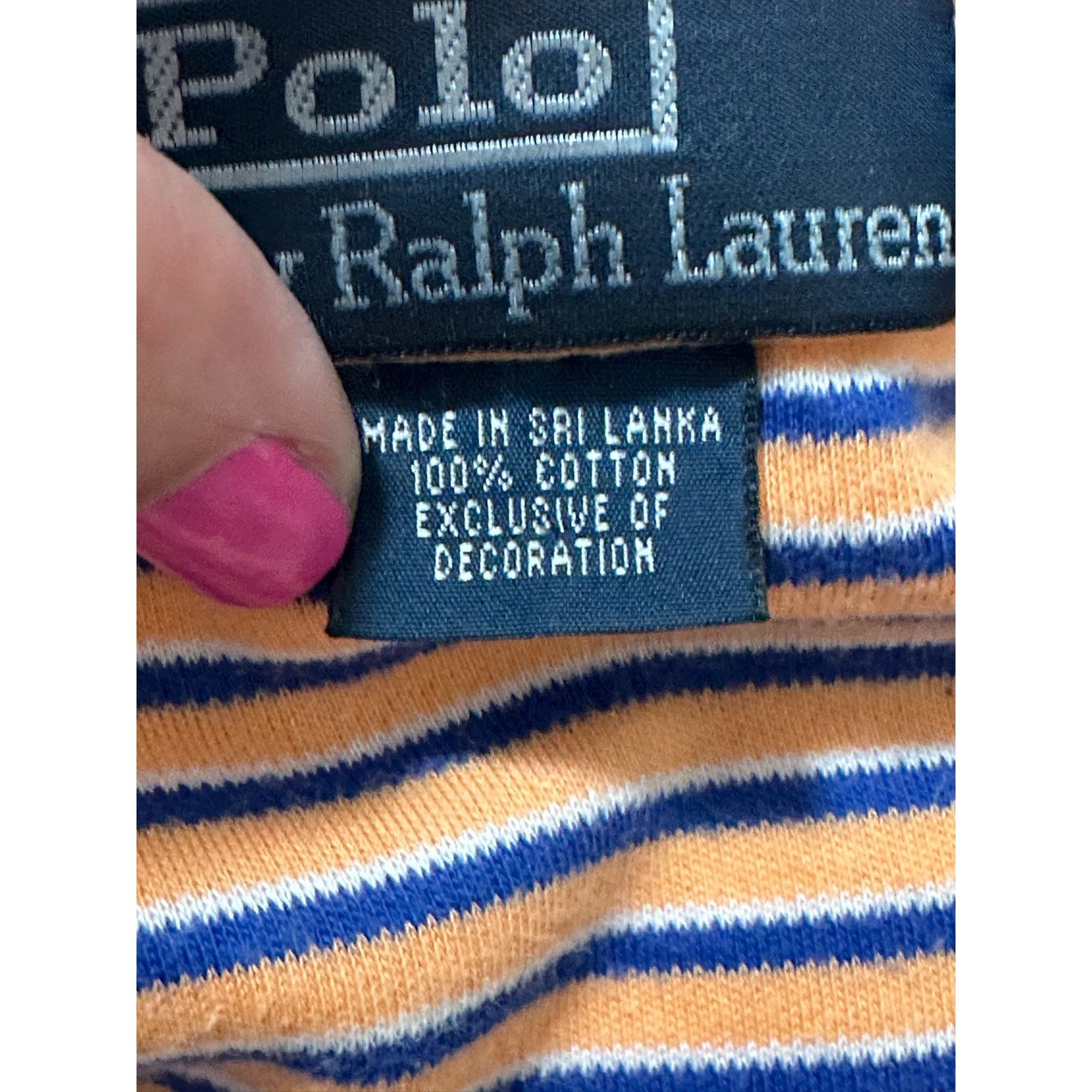Polo Ralph Lauren Ralph Lauren men stripes short sleeves polo shirt size XL Size US XL / EU 56 / 4 - 4 Thumbnail