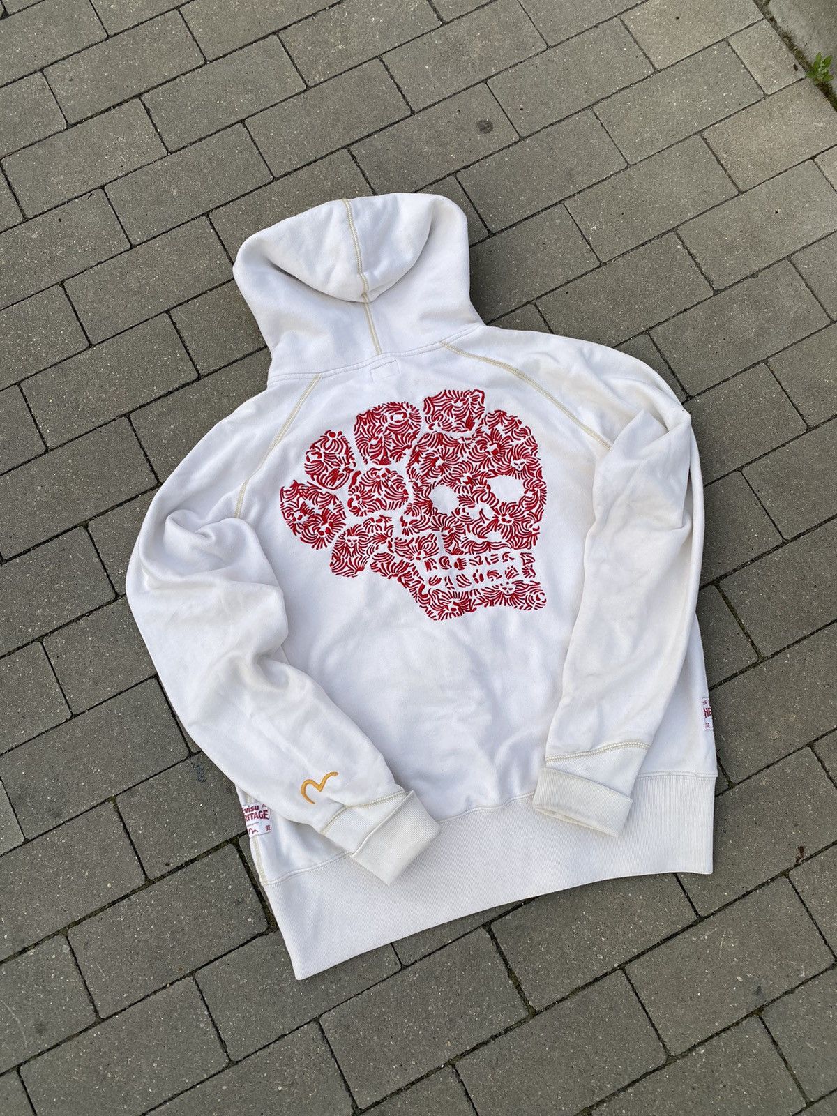 Evisu Evisu Unisex Heritage Vintage back skull logo zip-hoodie Size US M / EU 48-50 / 2 - 6 Thumbnail
