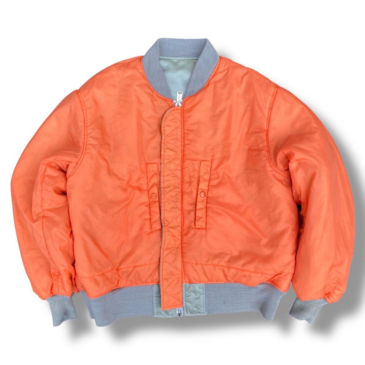 Vintage Vintage Flyer’s Man USAF Intermediate Ma-1 Bomber Jacket.#E8 Size US L / EU 52-54 / 3 - 6 Thumbnail