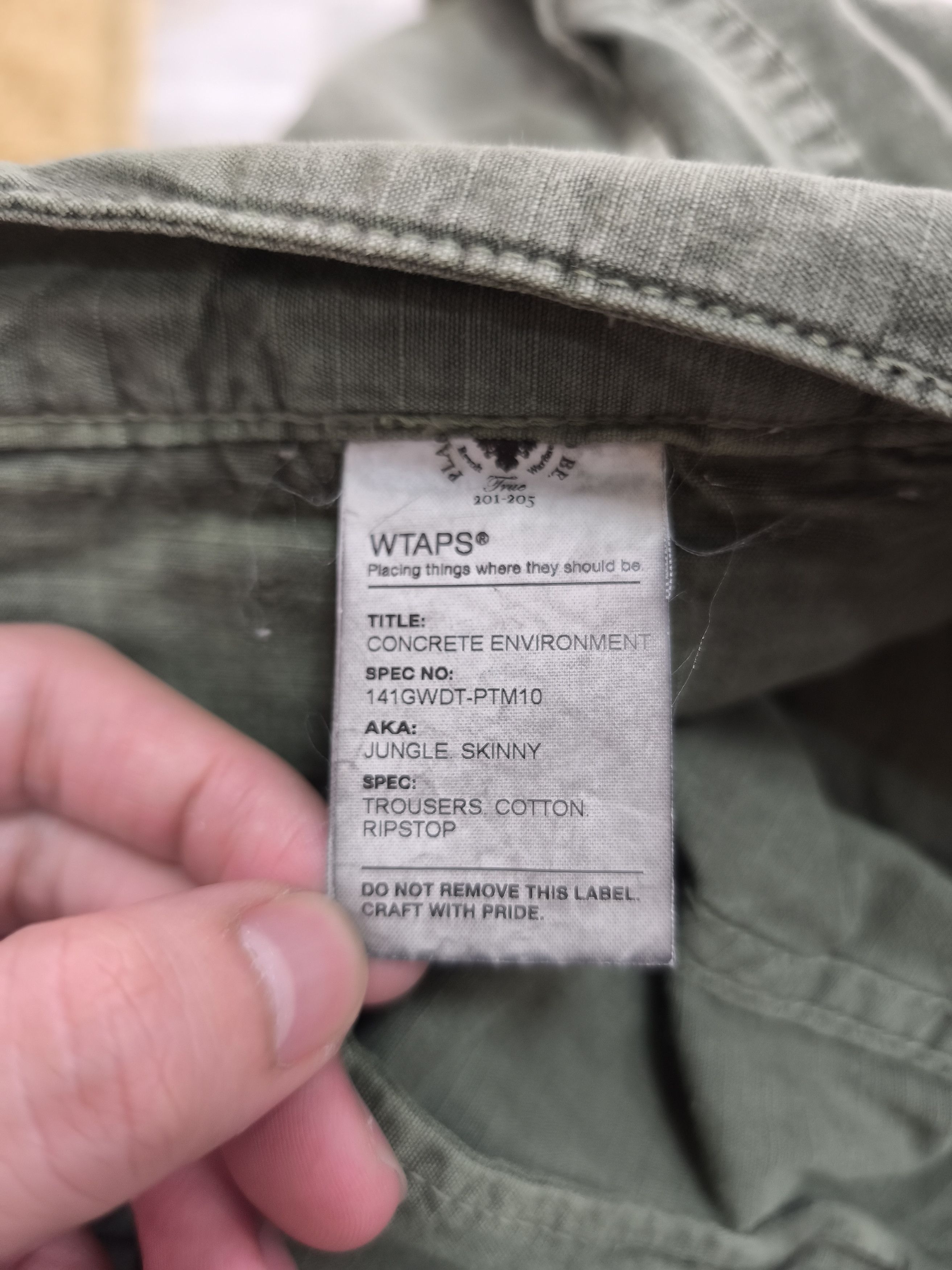 Wtaps WTAPS 14SS Jungle Skinny - Ripstop Cargo pants Size US 36 / EU 52 - 11 Thumbnail