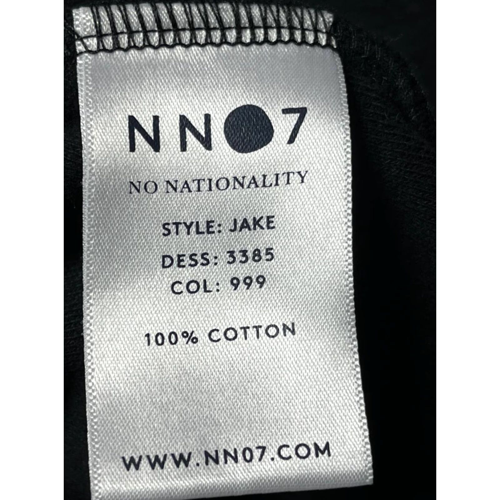 NN07 NN07 NO Nationality Full Zip Black Sweatshirt Jacket XL Men Shirt Jacket Casual Logo Size US XL / EU 56 / 4 - 7 Thumbnail