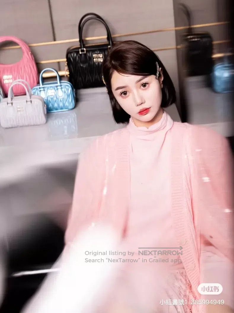 Miu Miu Miu Miu 36 Sakura pink crystal cardigan Size S / US 4 / IT 40 - 8 Thumbnail