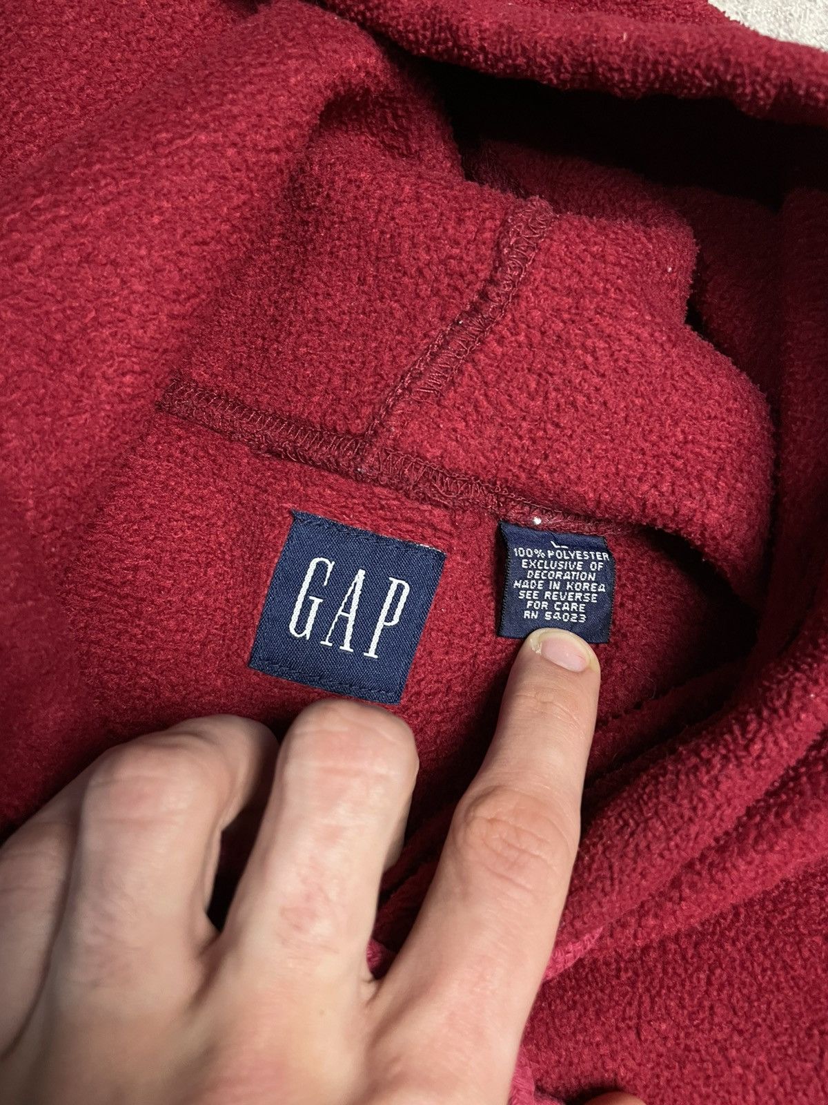 Gap Vintage Gap Teddy Hoodie Fleece Size US L / EU 52-54 / 3 - 7 Thumbnail