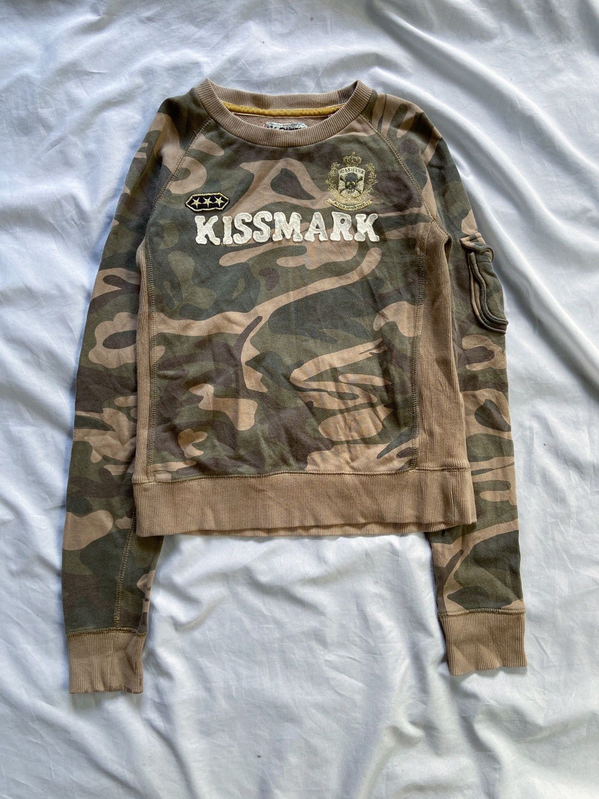 Japanese Brand JAPANESE KISS MARK ARMY SWEATSHIRT Size US S / EU 44-46 / 1 - 1 Thumbnail