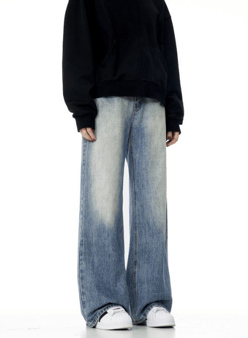 Japanese Brand × Jean Retro American men's simple flared washed jeans Size US 32 / EU 48 - 3 Thumbnail