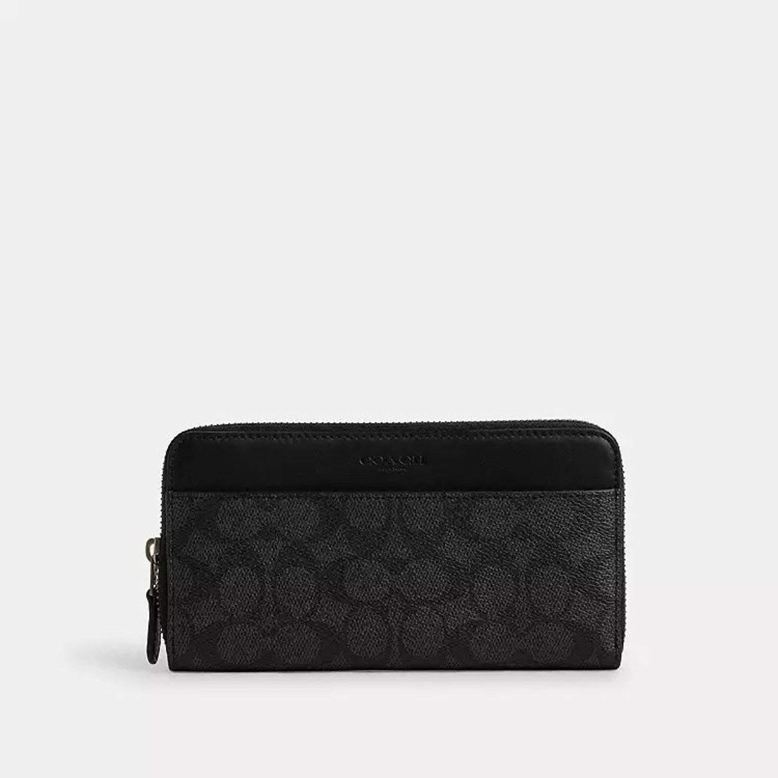 Coach NWT COACH Accordion Wallet Charcoal/Black 58112/CY405 Size ONE SIZE - 5 Thumbnail