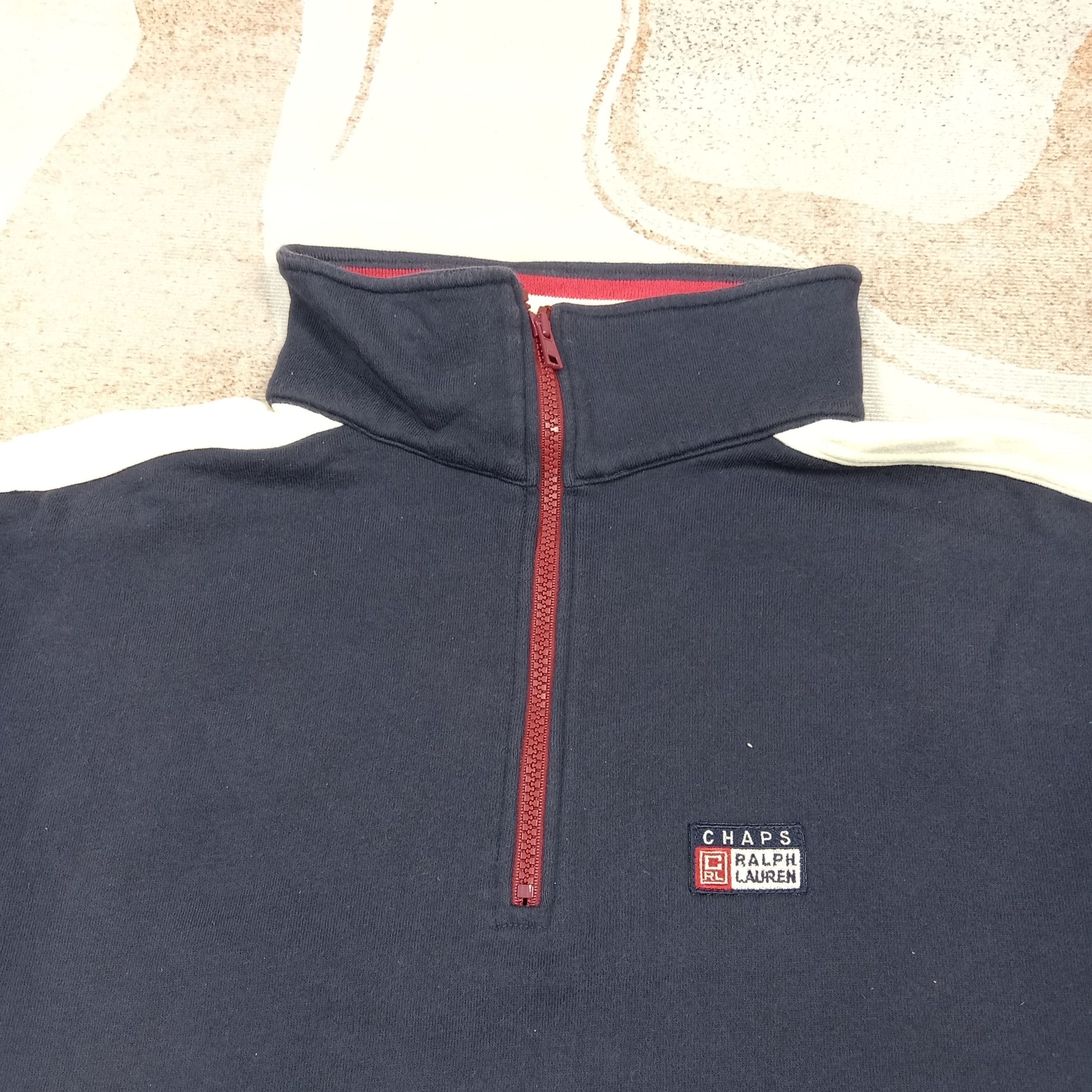 Chaps Ralph Lauren Chaps Ralph Lauren Half Zipper Sweatshirt C282N5 Size US L / EU 52-54 / 3 - 2 Thumbnail