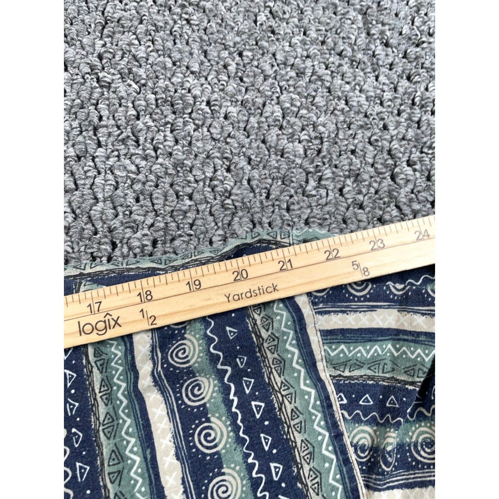 Bugle Boy VINTAGE Bugle Boy Geometric Pattern Shirt Adult XL Green Long Sleeve Button-Down Collared 90s Hippie Boho Mens Size US XL / EU 56 / 4 - 7 Thumbnail
