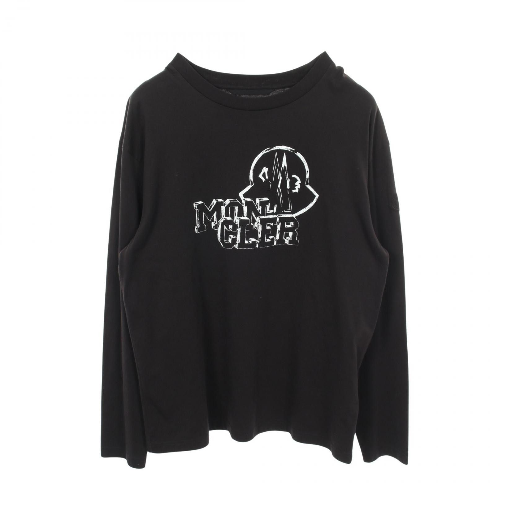 Moncler Moncler Moncler Cotton Long Sleeve T Shirt Textile T-Shirts 20918D00019 DUTY FREE for USA Size ONE SIZE - 1 Thumbnail