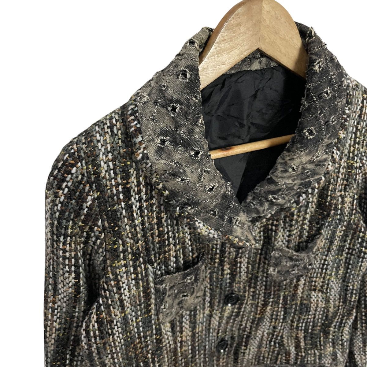 Japanese Brand Vintage Adesso Lora Distressed Style Jacket Size L / US 10 / IT 46 - 6 Thumbnail
