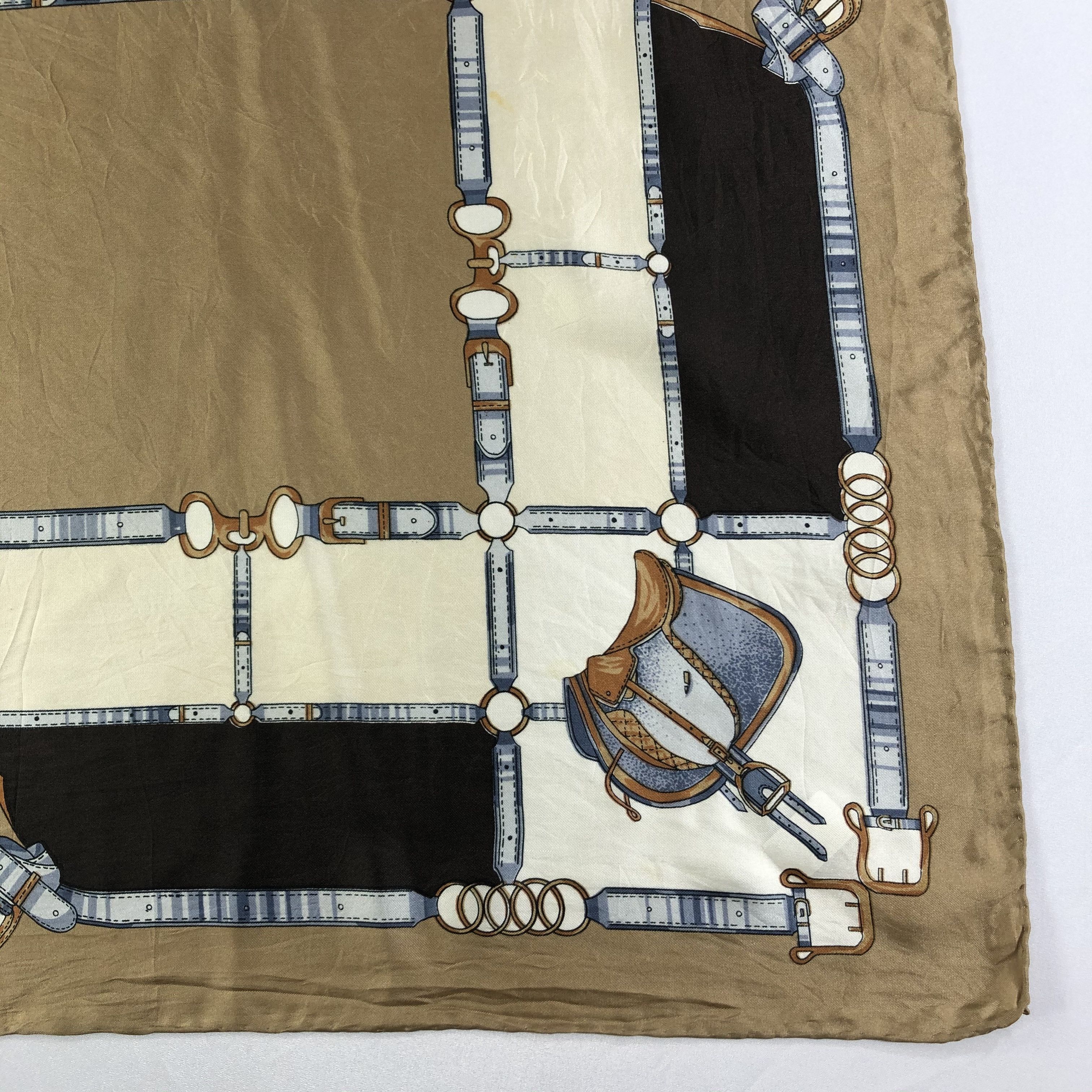 Vintage Vintage Silk Scarf Size ONE SIZE - 4 Thumbnail