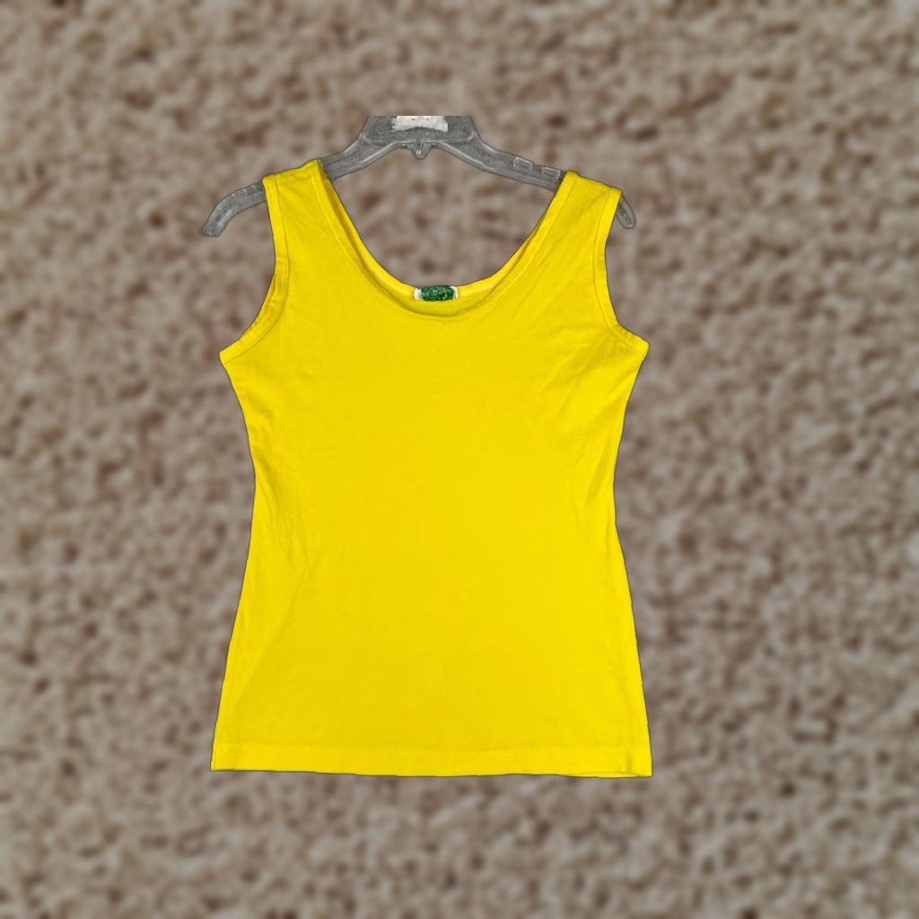 Sears VINTAGE Sears Shirt Womens Small Yellow JR Bazaar 60's 70's Roebuck US Made Size S / US 4 / IT 40 - 1 Thumbnail