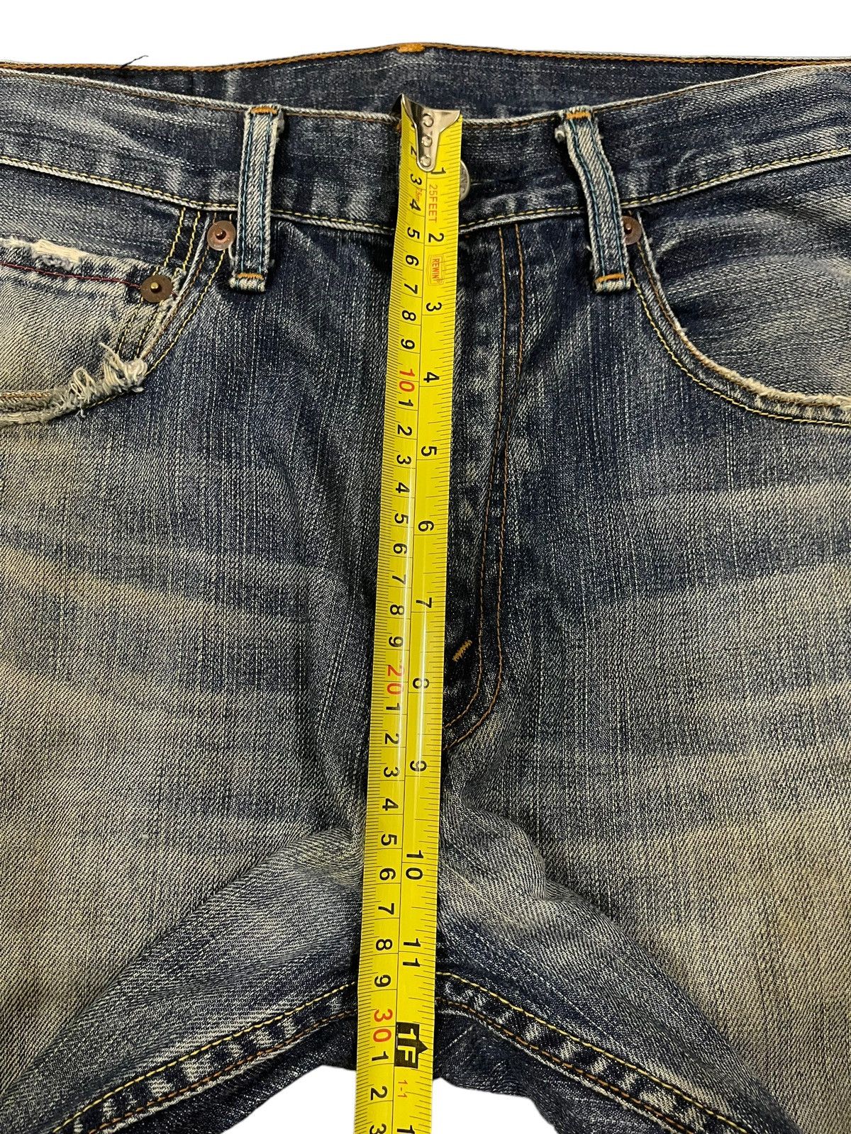 Levi's Vintage 90s Levis 709 Blue Wash Style Baggy Jeans Size US 31 - 14 Thumbnail