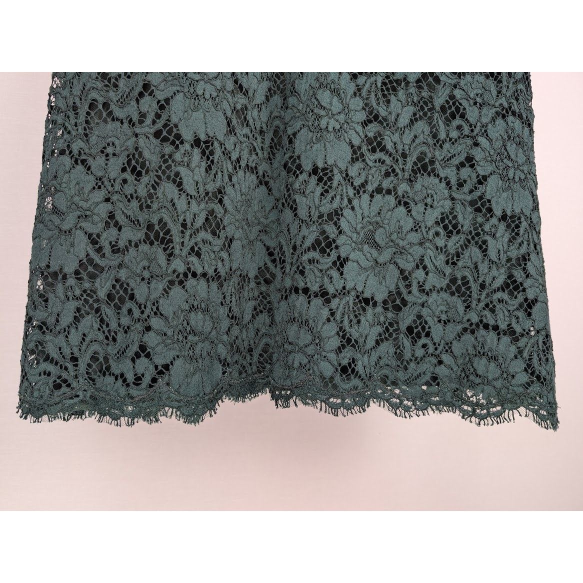 Valentino o1rshd1 Lace Dress in Green Size XS / US 0-2 / IT 36-38 - 9 Thumbnail
