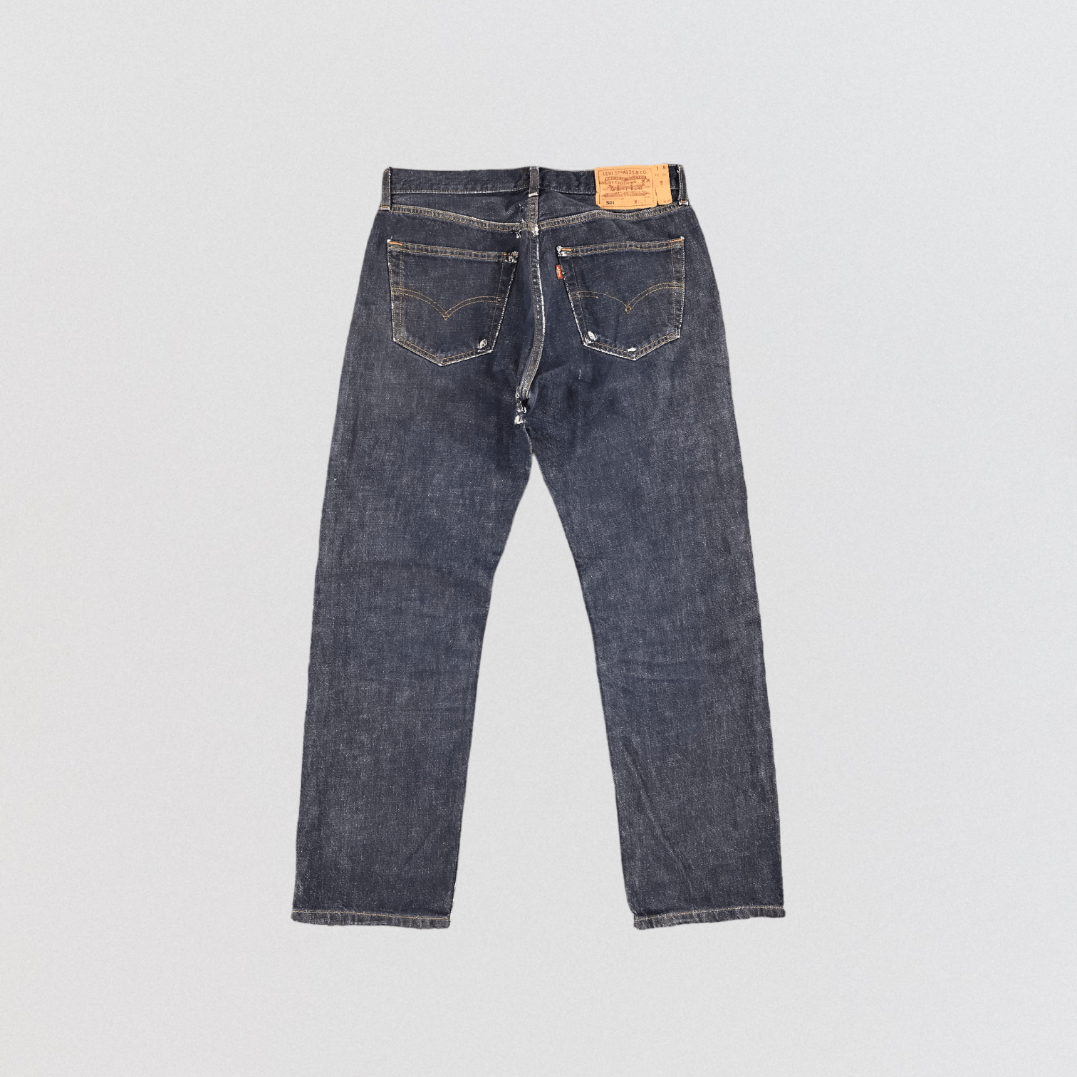 Levi's × Vintage Vintage 90s Distress Levis 501 Jeans-JM1552 Size US 32 / EU 48 - 2 Thumbnail