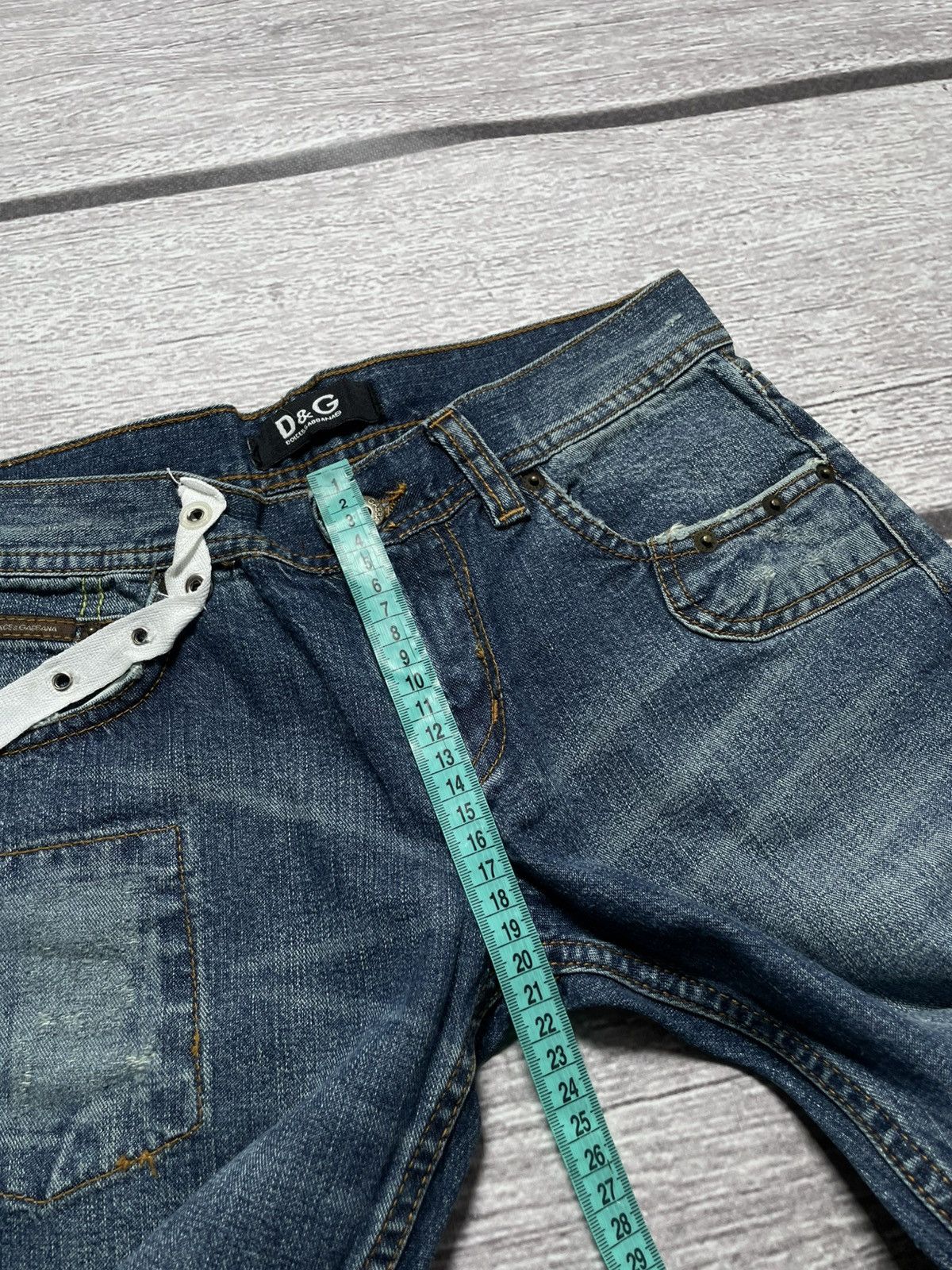 Dolce & Gabbana Dolce & Gabbana Vintage Archive Skull Flared Jeans Size 27" / US 4 / IT 40 - 18 Thumbnail