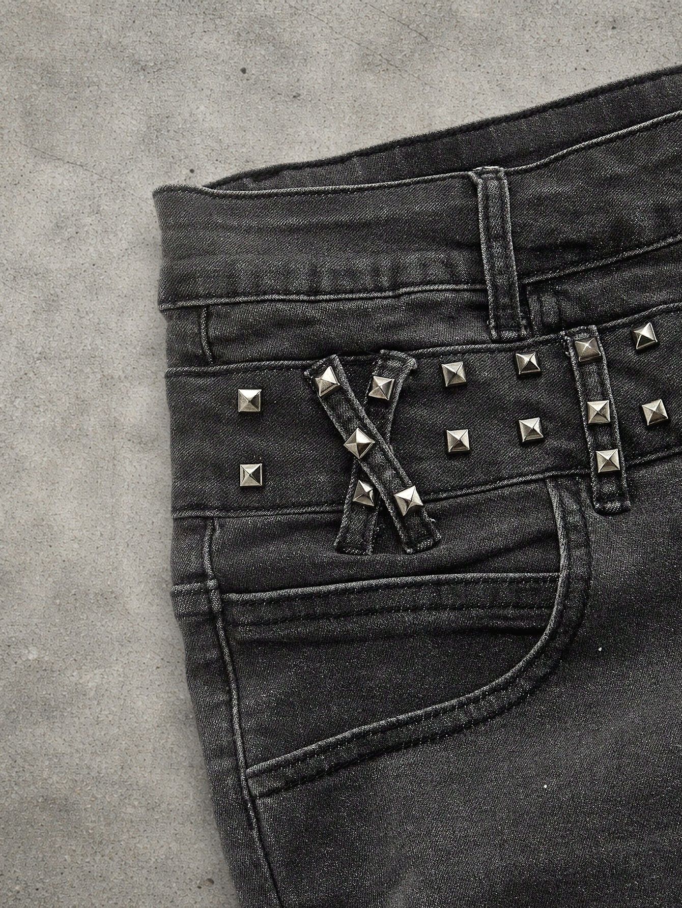 Japanese Brand Slim opium jeans goth Size US 32 / EU 48 - 2 Thumbnail
