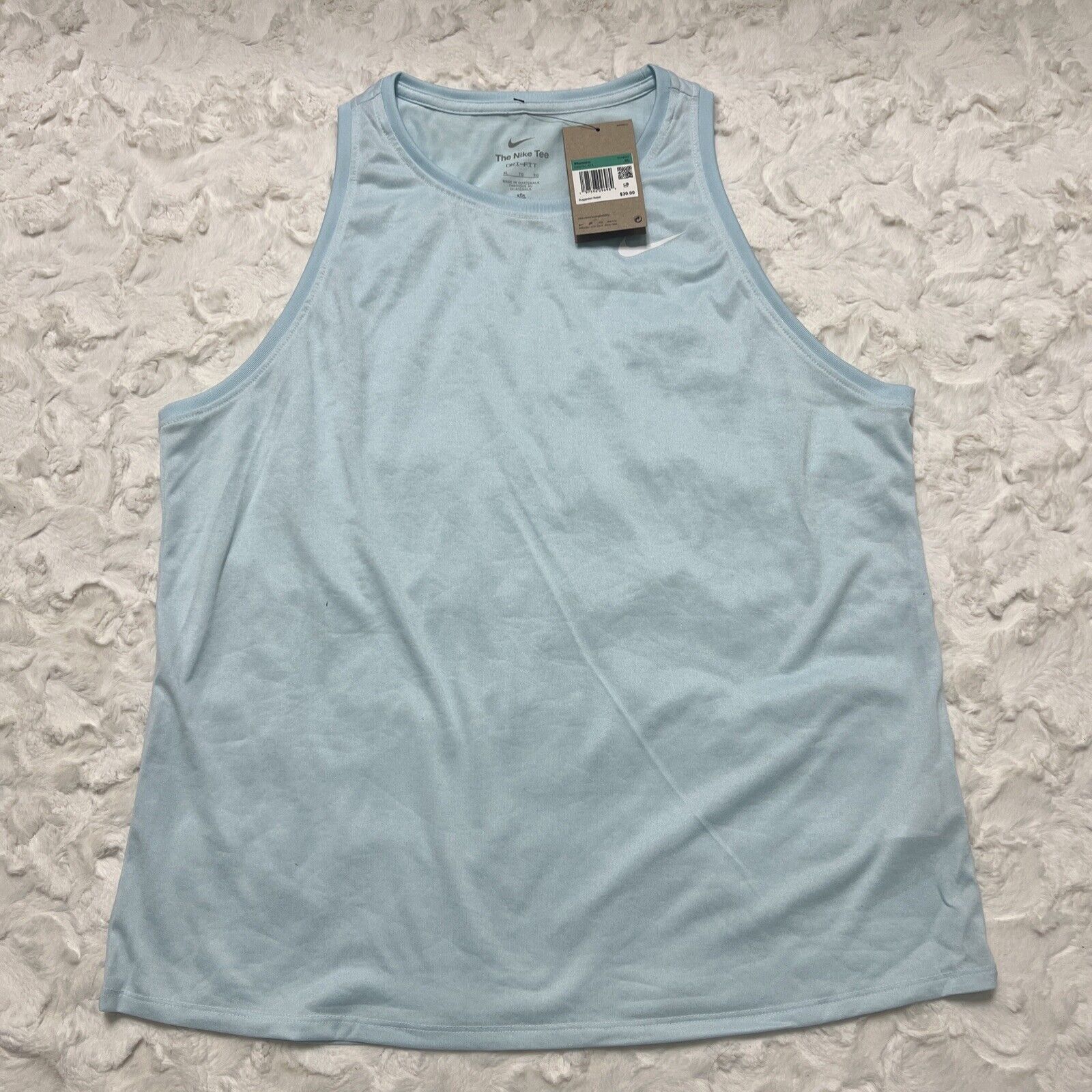 Nike The Nike Tee Light Blue Basketball Sleeveless T-Shirt XL Size XL / US 12-14 / IT 48-50 - 1 Thumbnail