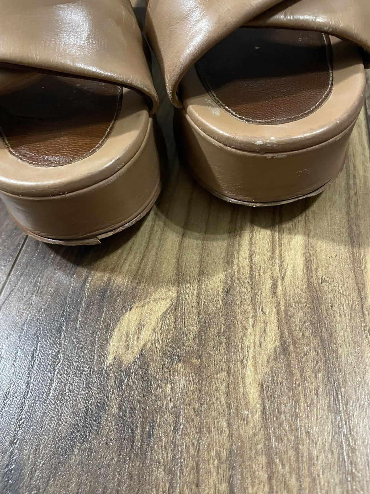 See by Chloe See By Chloe Lyna leather platform sandals Size US 8.5 / IT 38.5 - 2 Thumbnail